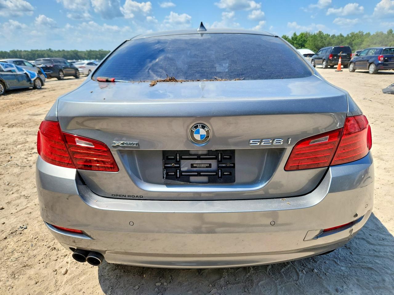 2014 Bmw 528 Xi Gray vin: WBA5A7C53ED613584