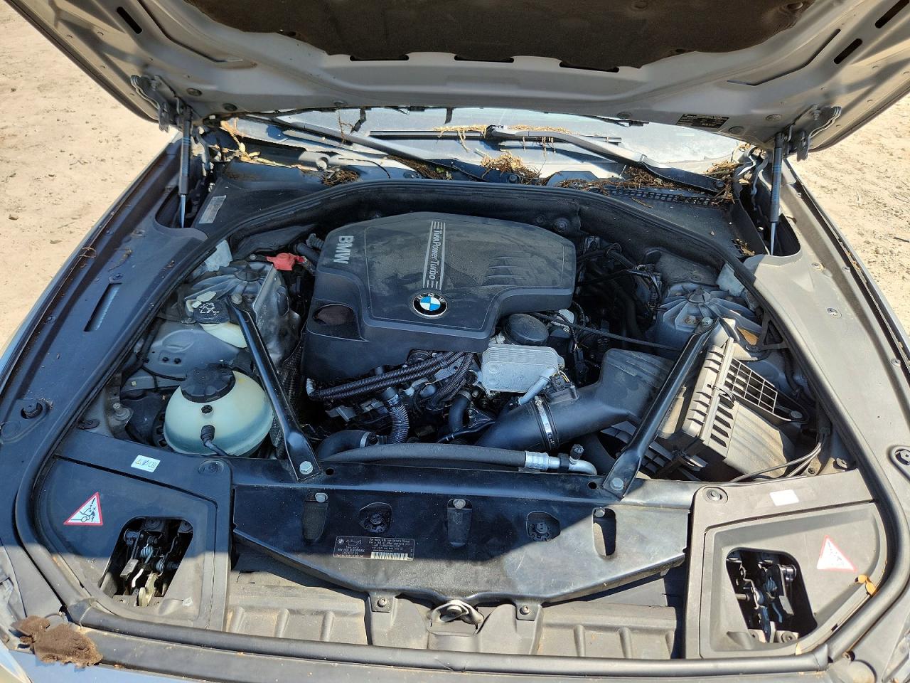 2014 Bmw 528 Xi Gray vin: WBA5A7C53ED613584