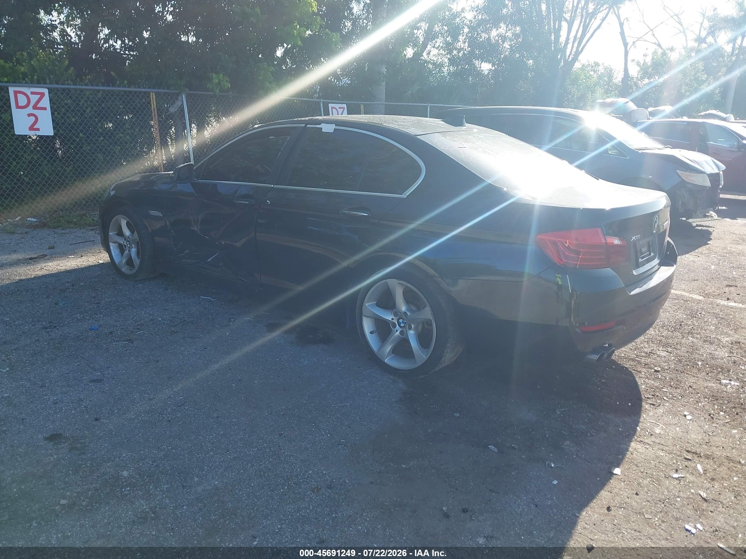2014 Bmw 528i Xdrive Black vin: WBA5A7C53ED613908