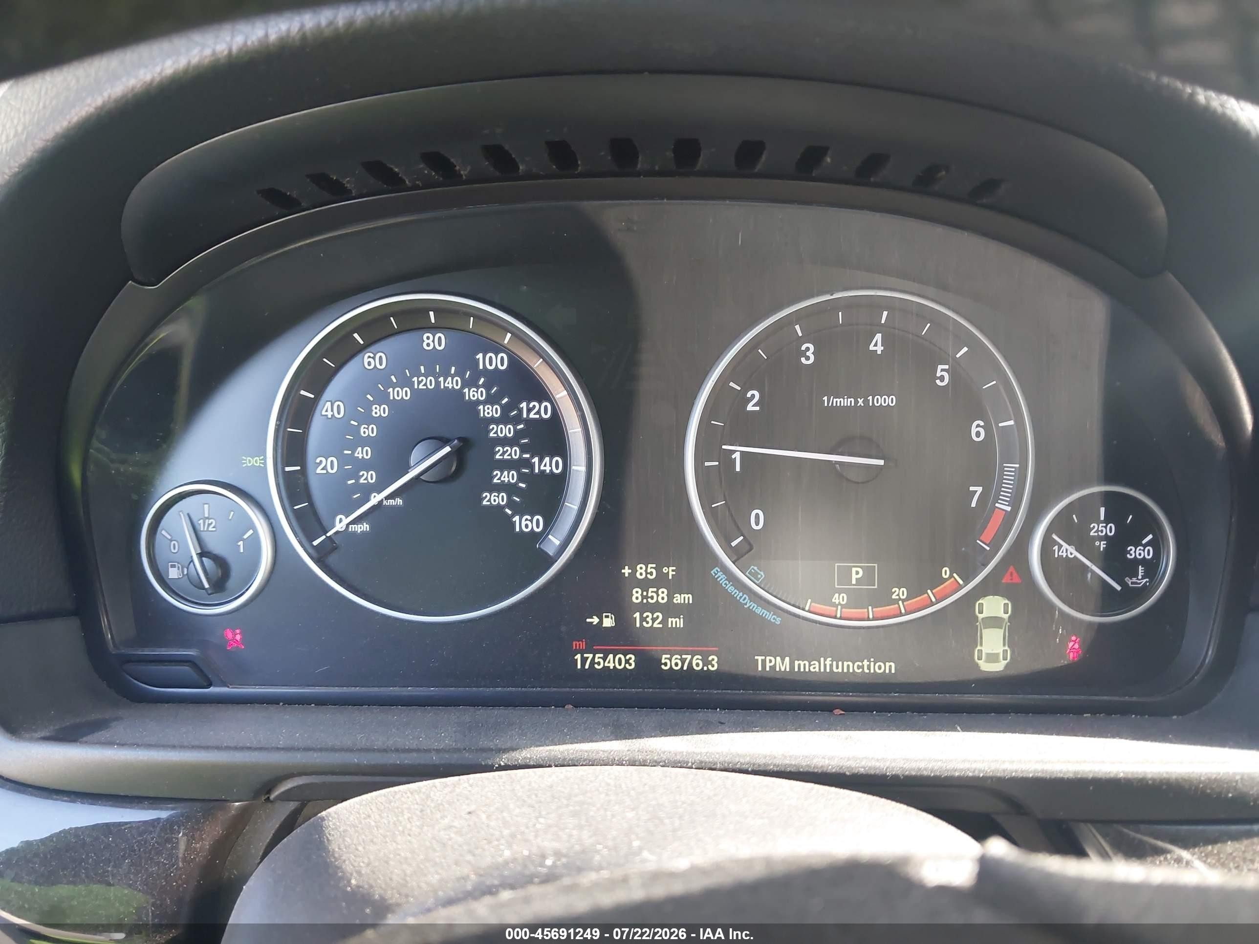 2014 Bmw 528i Xdrive Black vin: WBA5A7C53ED613908