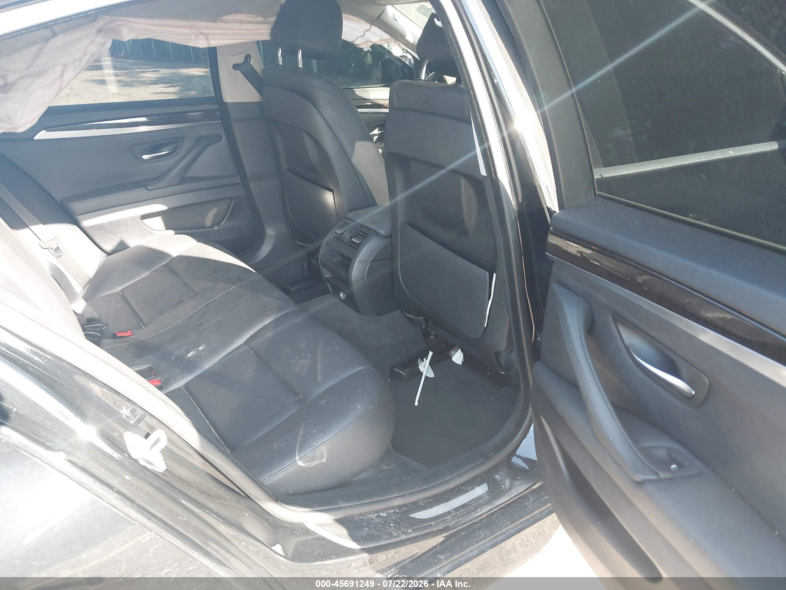 2014 Bmw 528i Xdrive Black vin: WBA5A7C53ED613908