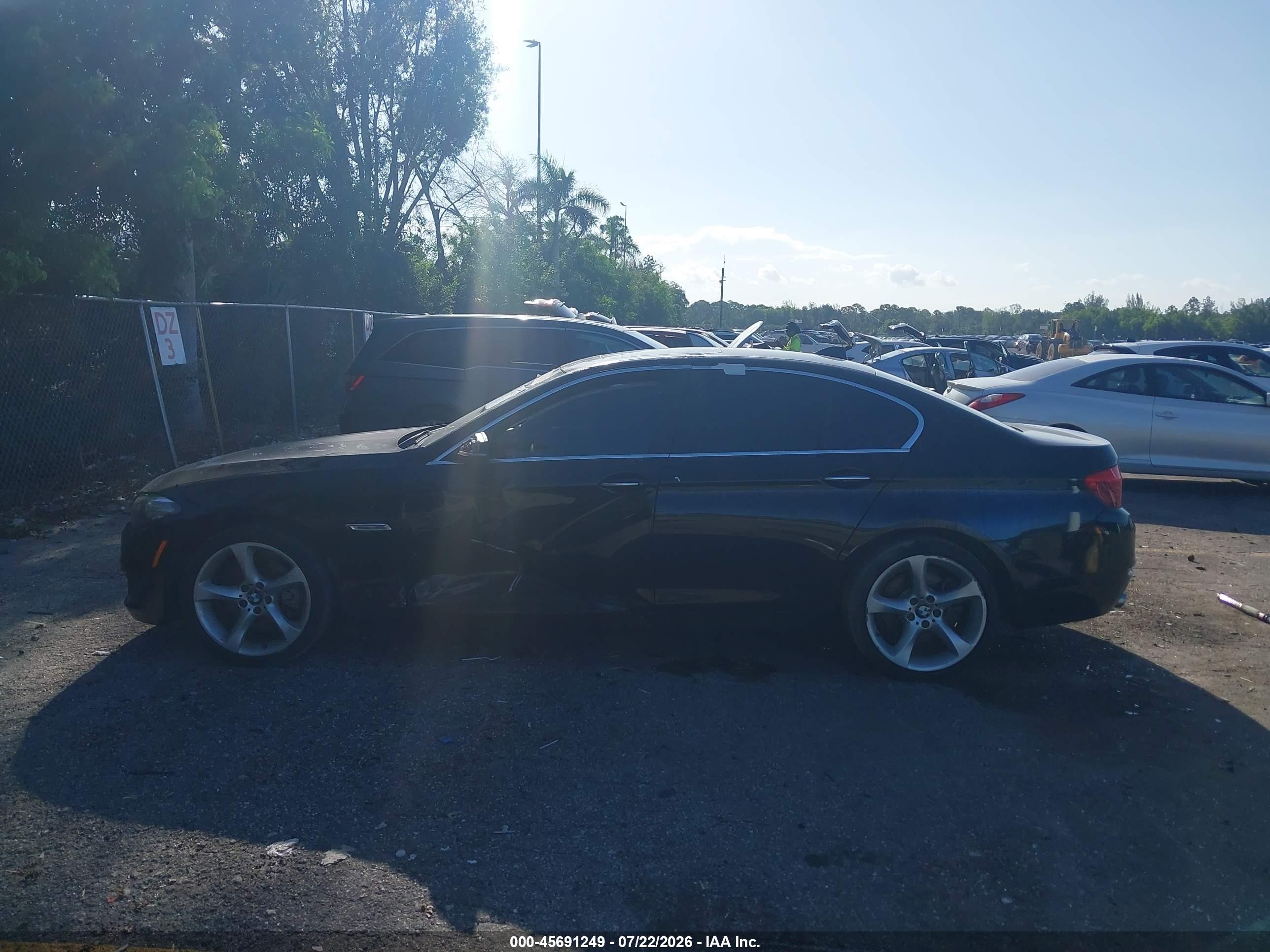 2014 Bmw 528i Xdrive Black vin: WBA5A7C53ED613908