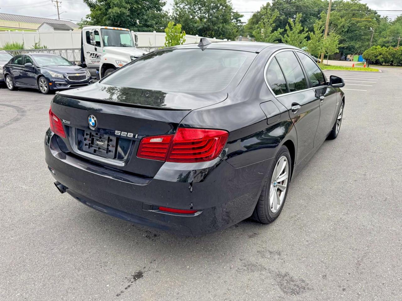 2014 Bmw 528 Xi Black vin: WBA5A7C53ED614041
