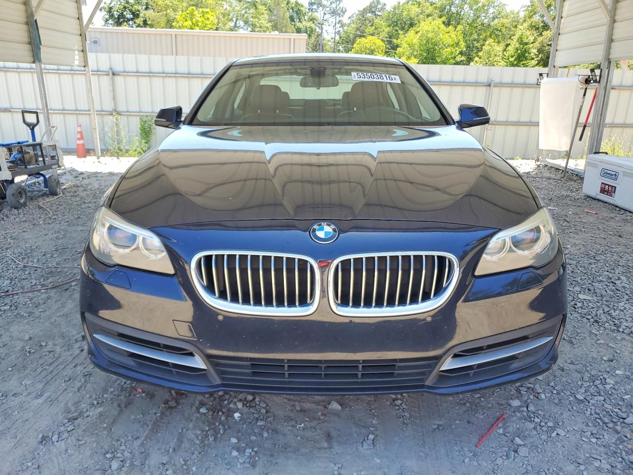 2014 Bmw 528 Blue vin: WBA5A7C53ED614895