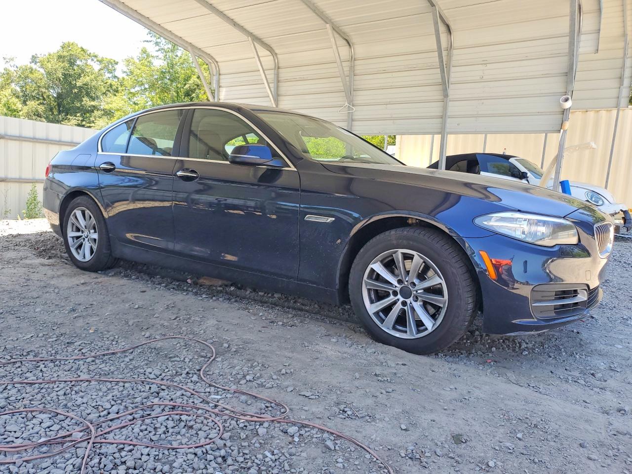 2014 Bmw 528 Blue vin: WBA5A7C53ED614895