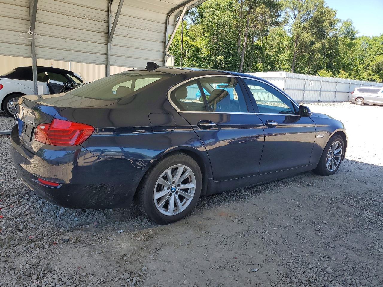 2014 Bmw 528 Blue vin: WBA5A7C53ED614895