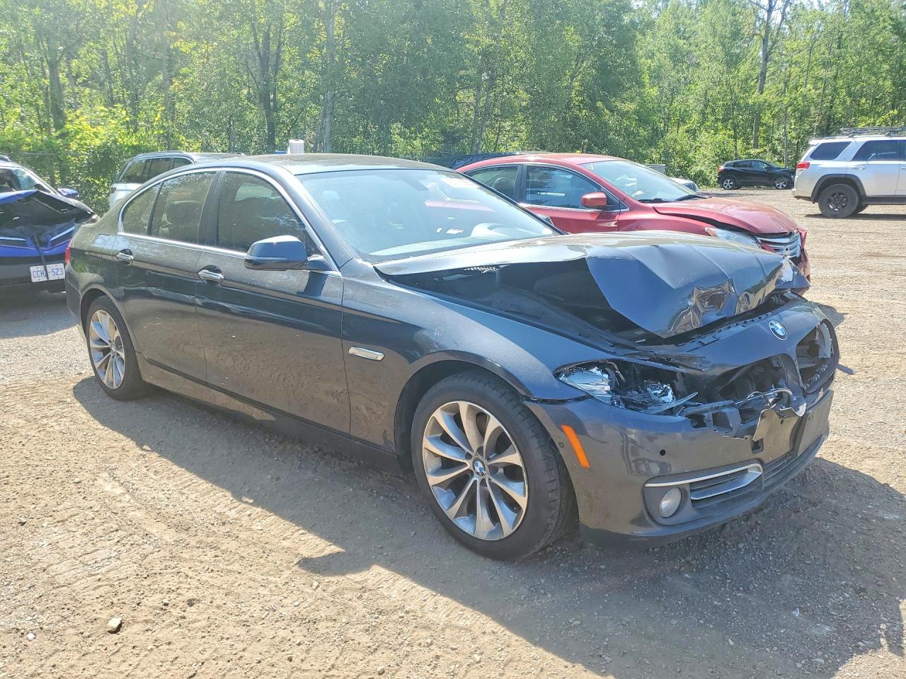 2014 Bmw 528 Xi Black vin: WBA5A7C53ED617649