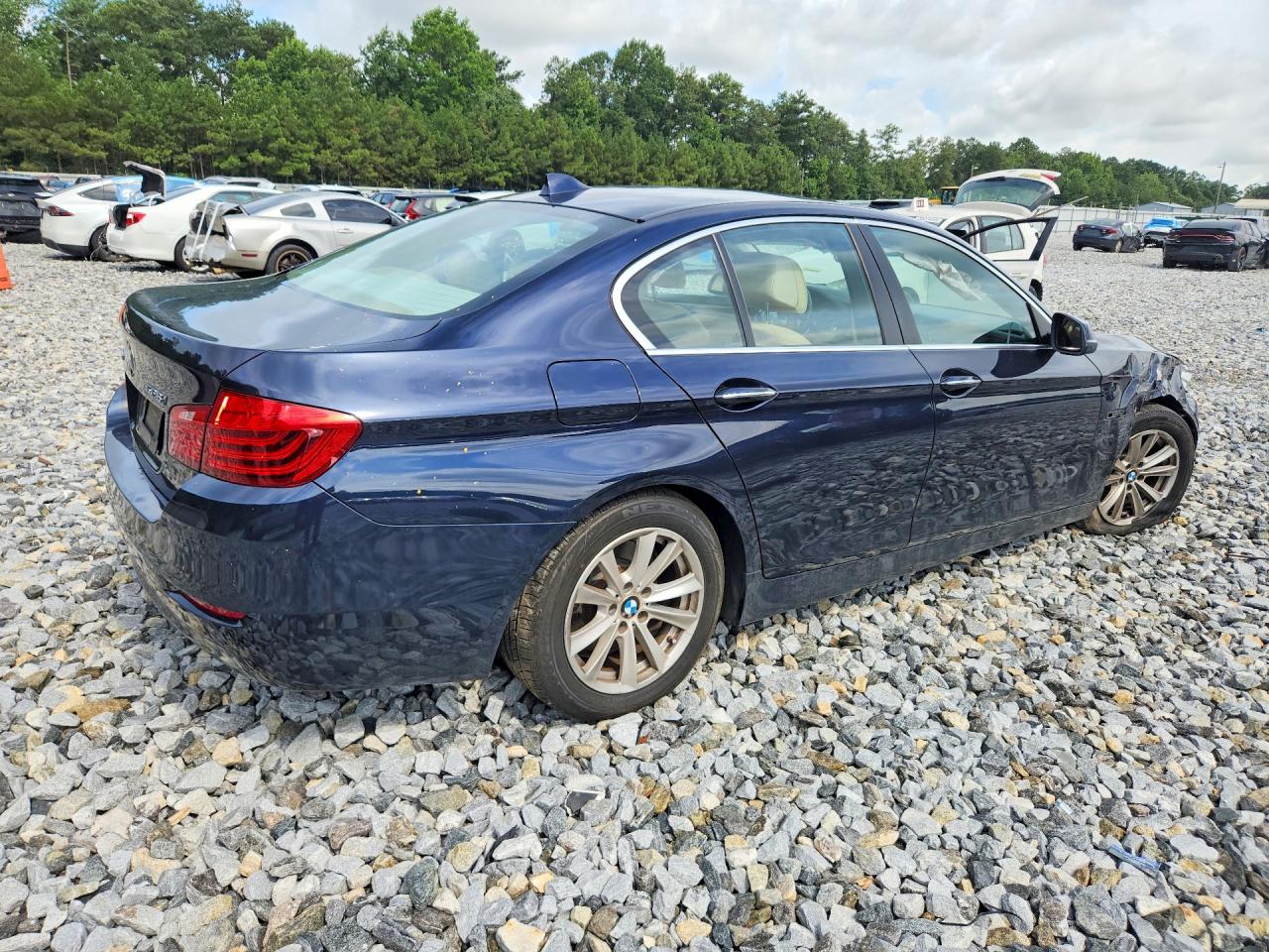 2014 Bmw 528 Xi Blue vin: WBA5A7C53ED618509