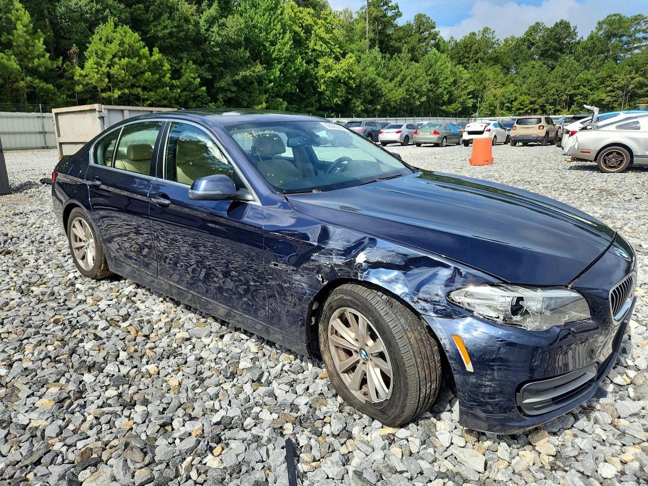 2014 Bmw 528 Xi Blue vin: WBA5A7C53ED618509