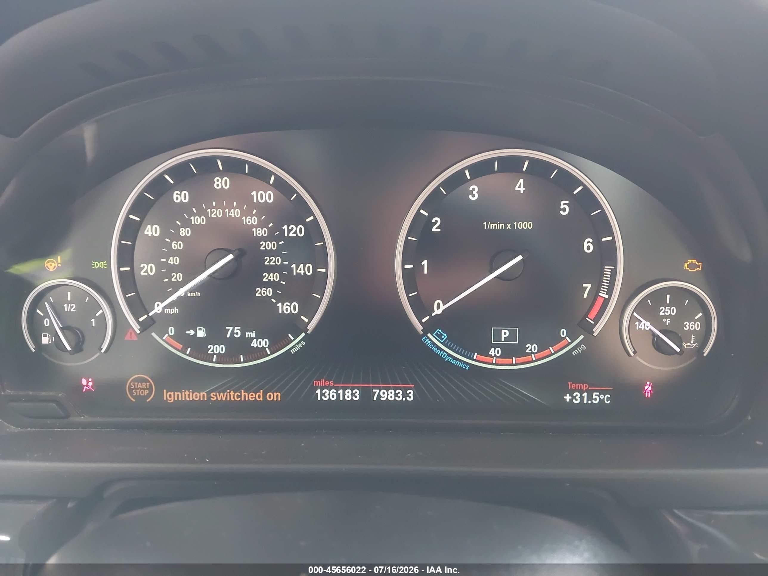 2014 Bmw 528i Xdrive Белый vin: WBA5A7C53ED618543