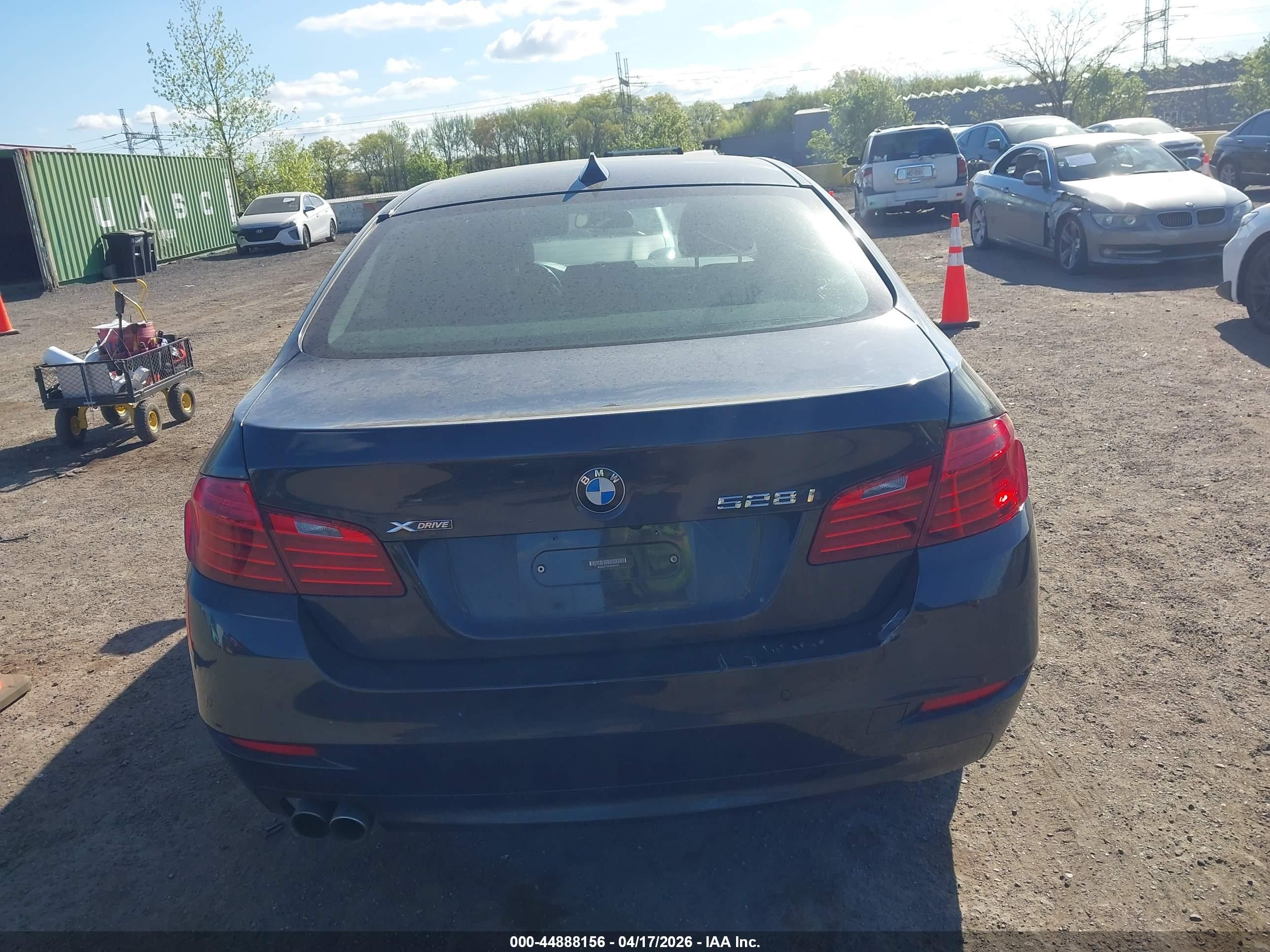 2015 Bmw 528i Xdrive Black vin: WBA5A7C53FD627017