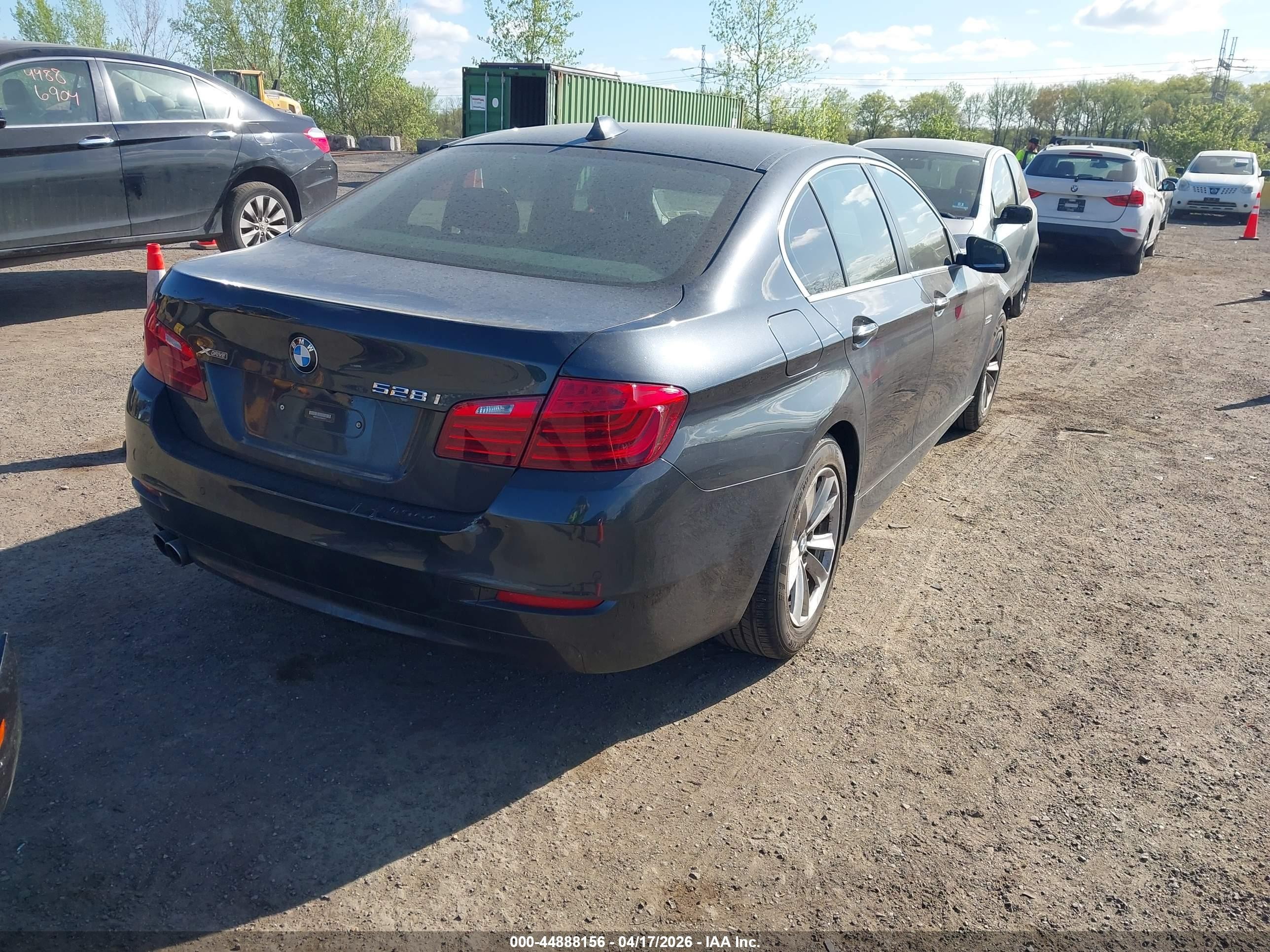 2015 Bmw 528i Xdrive Black vin: WBA5A7C53FD627017