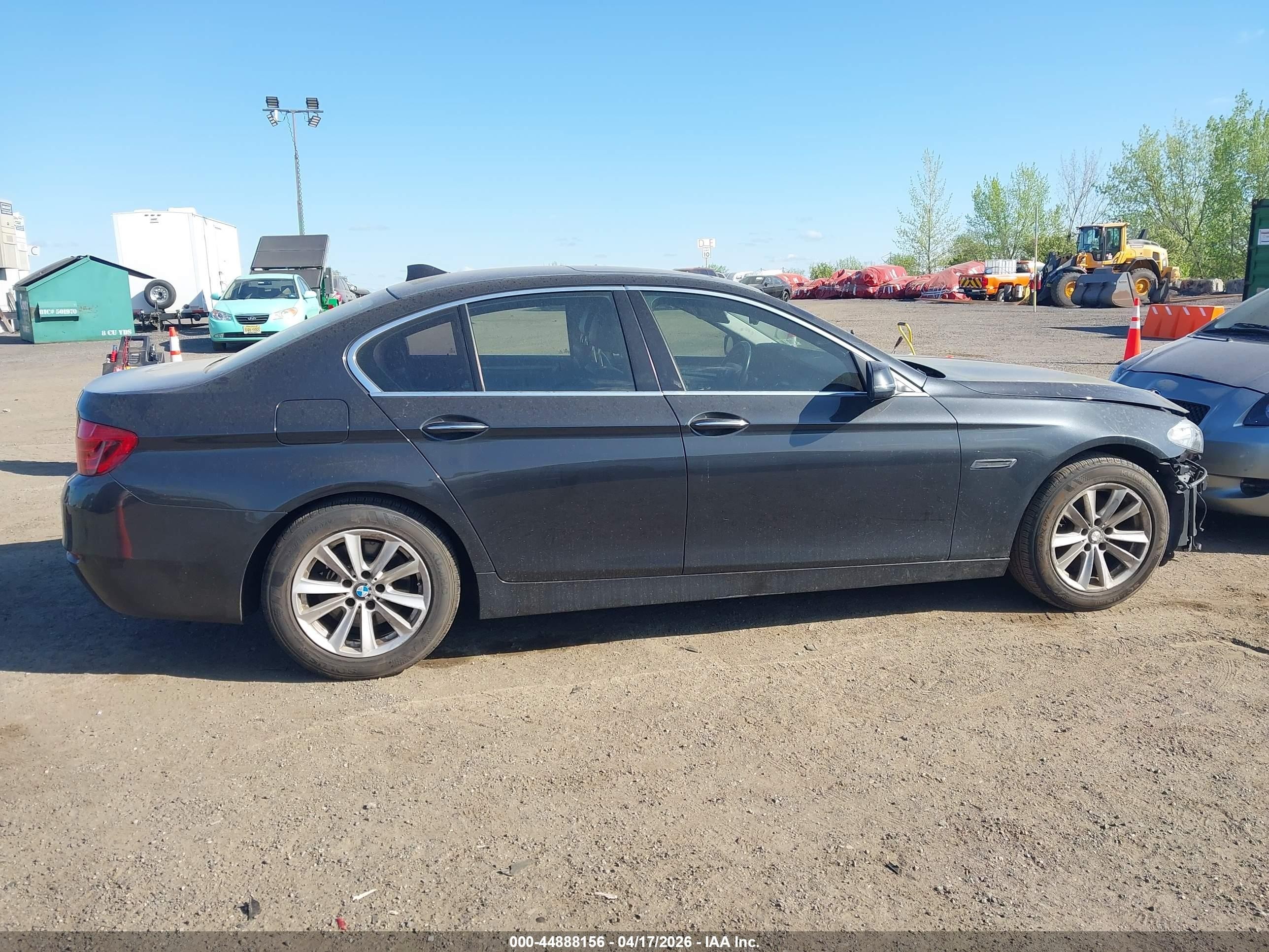 2015 Bmw 528i Xdrive Black vin: WBA5A7C53FD627017