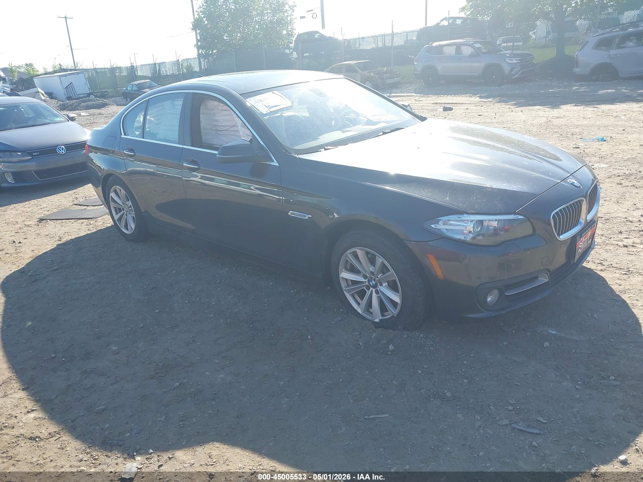 2015 Bmw 528i Xdrive Dark Blue vin: WBA5A7C53FG143721