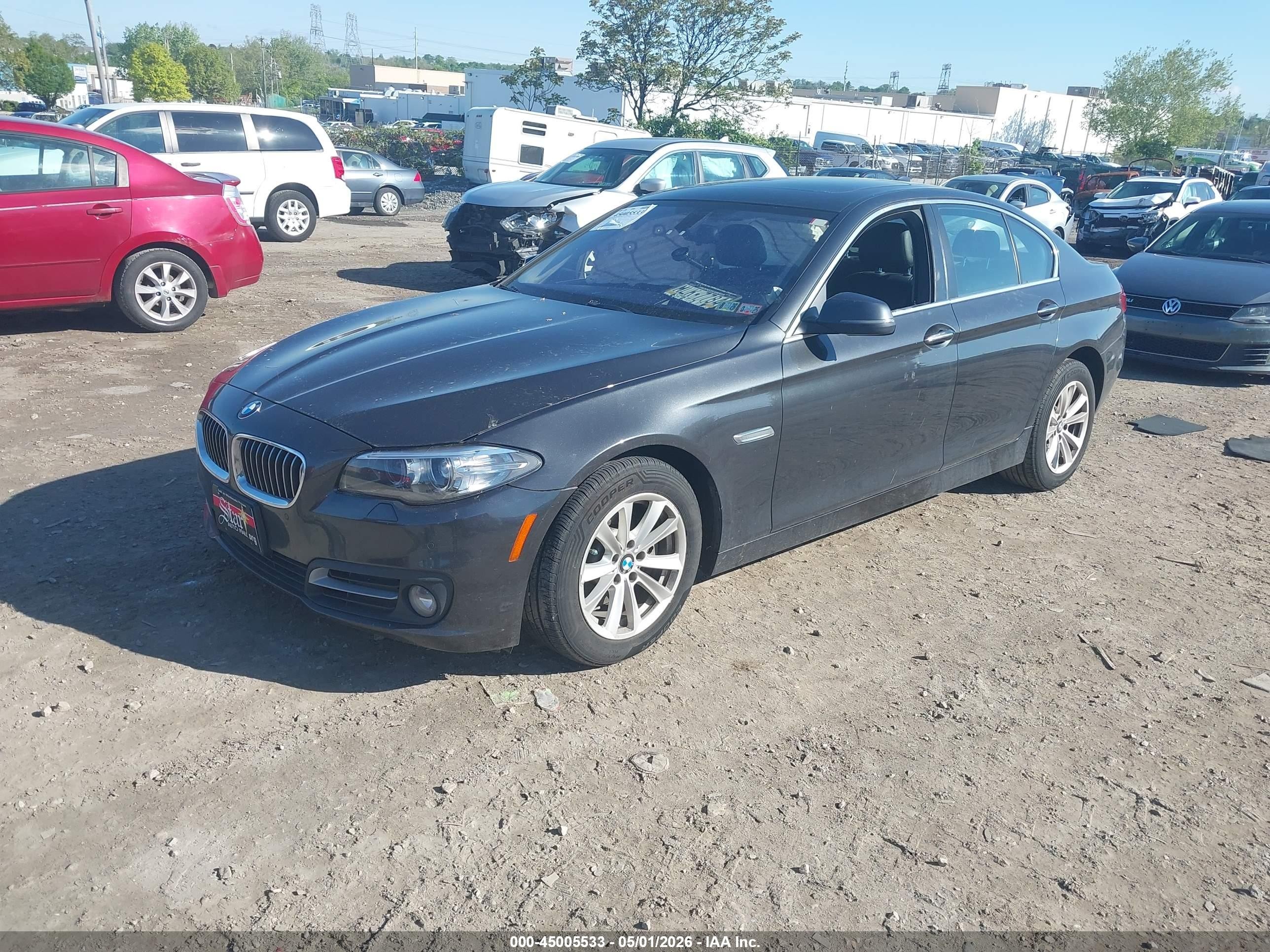 2015 Bmw 528i Xdrive Dark Blue vin: WBA5A7C53FG143721