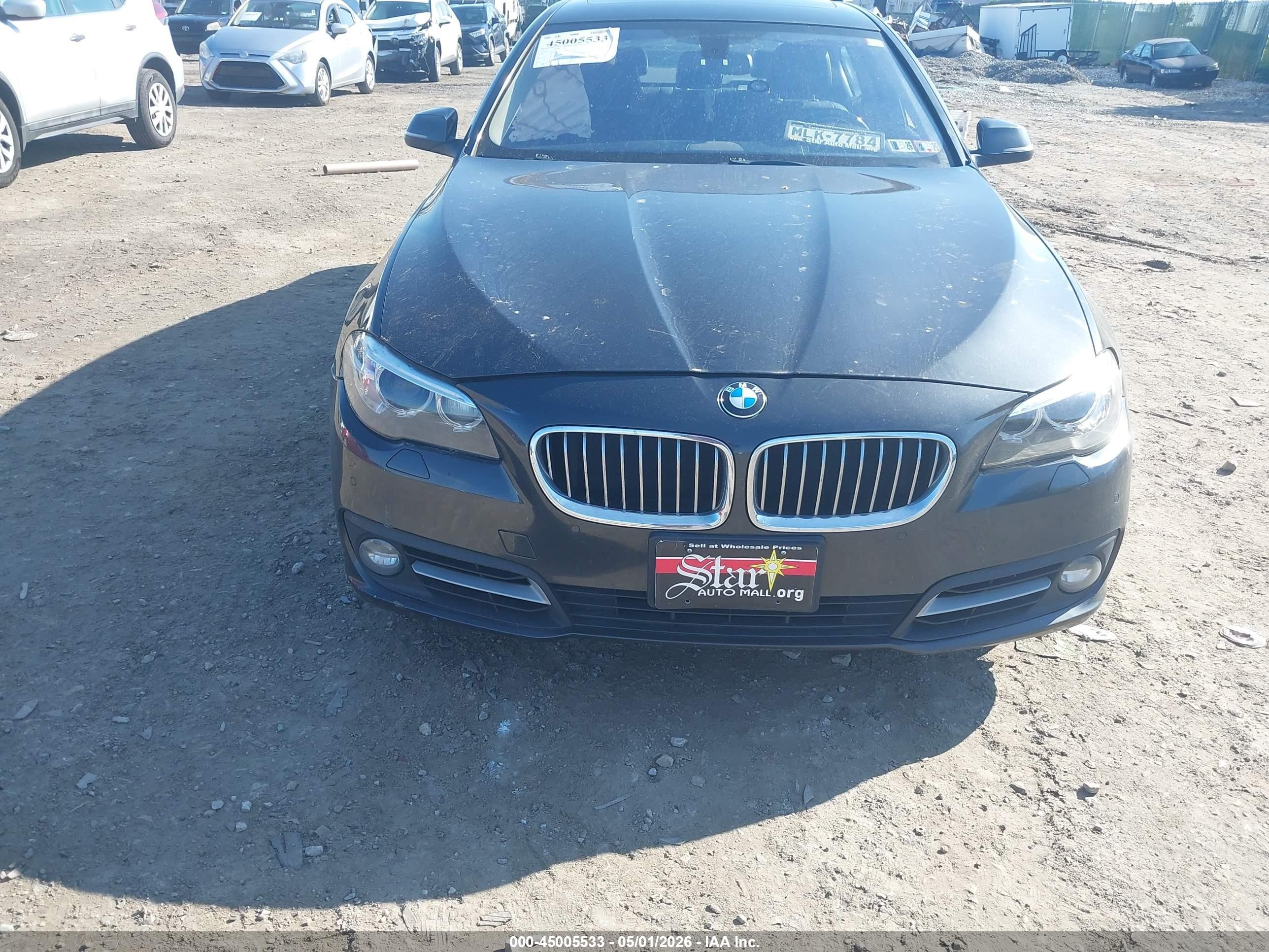 2015 Bmw 528i Xdrive Dark Blue vin: WBA5A7C53FG143721