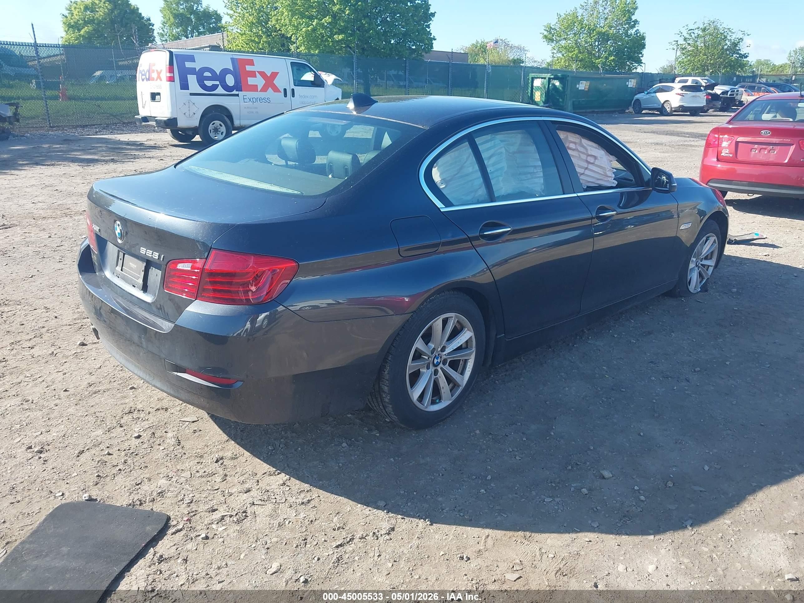 2015 Bmw 528i Xdrive Dark Blue vin: WBA5A7C53FG143721
