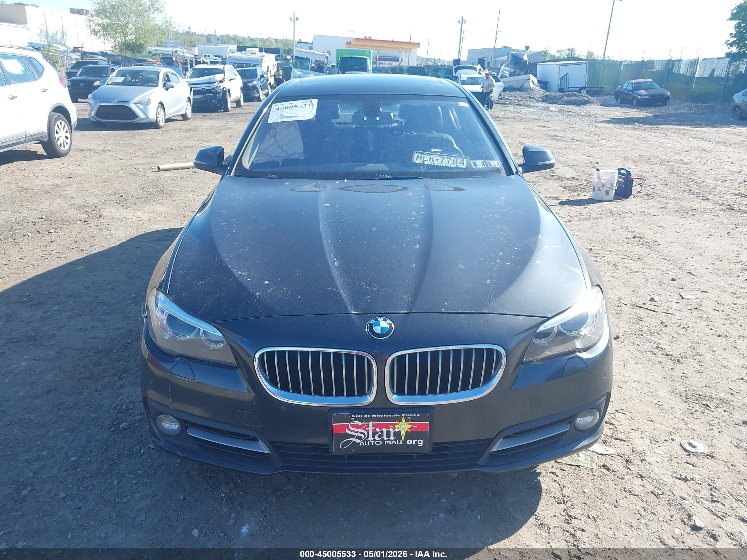2015 Bmw 528i Xdrive Dark Blue vin: WBA5A7C53FG143721