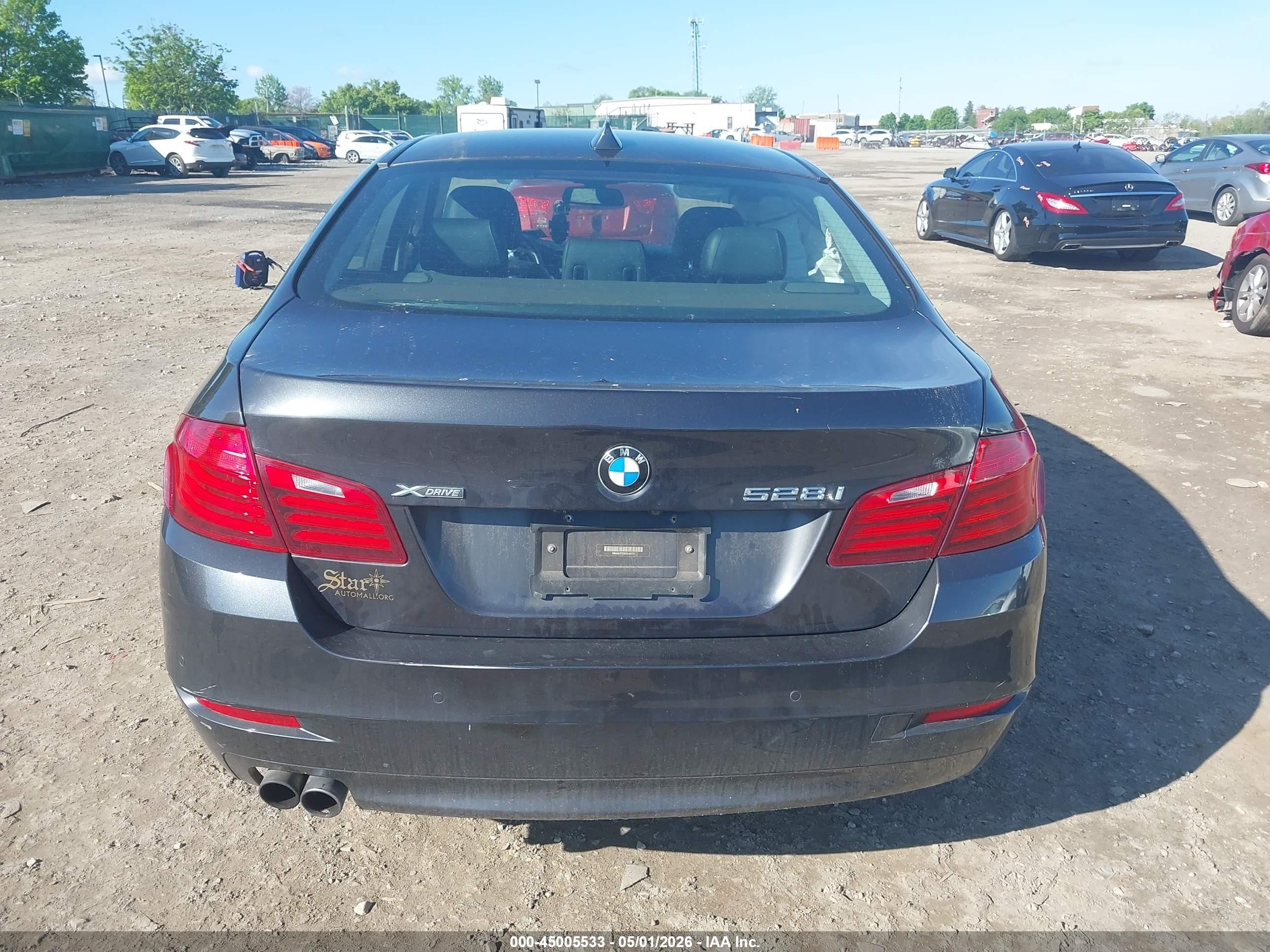 2015 Bmw 528i Xdrive Dark Blue vin: WBA5A7C53FG143721