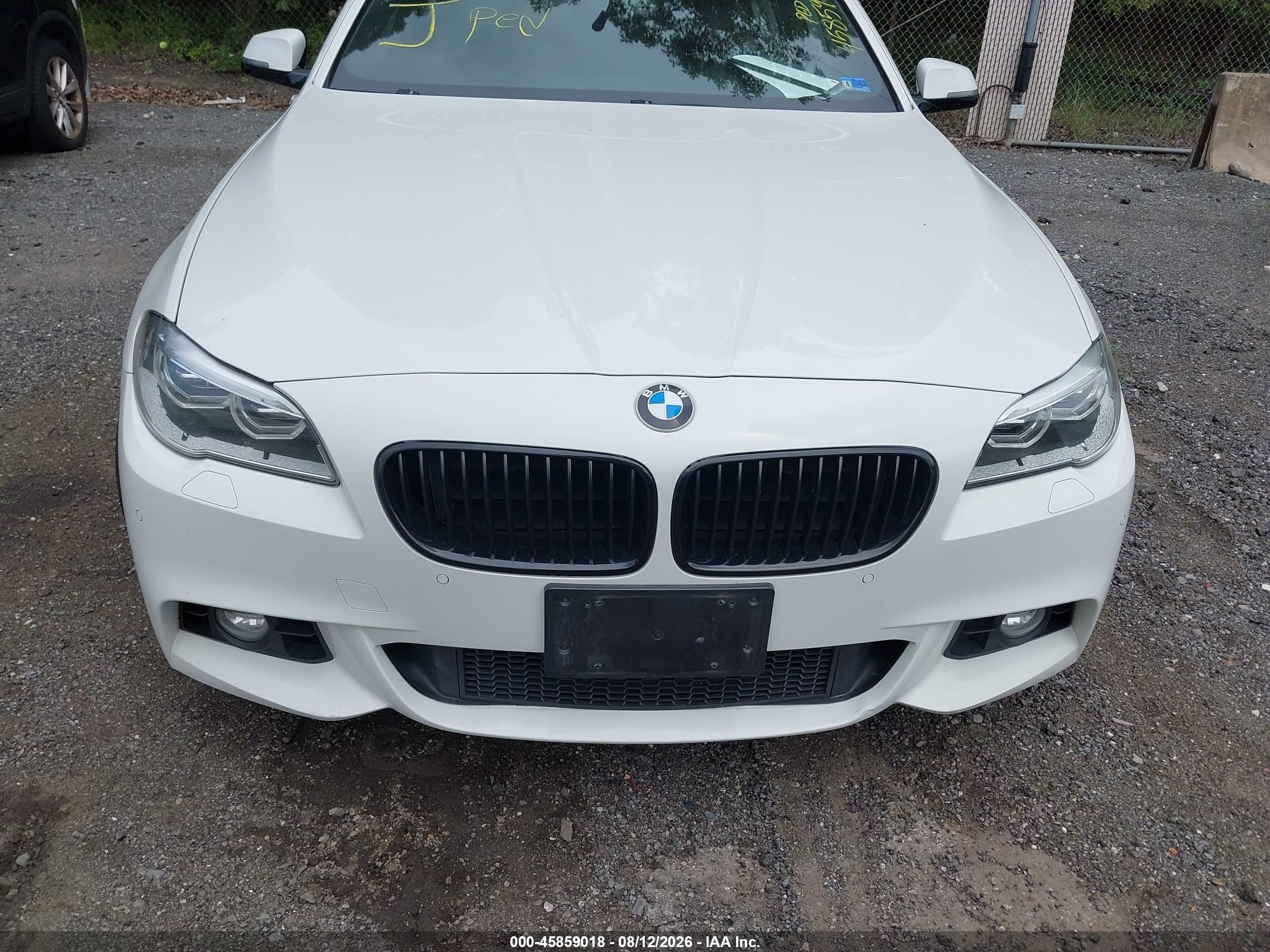 2014 Bmw 528i Xdrive Белый vin: WBA5A7C54ED612279