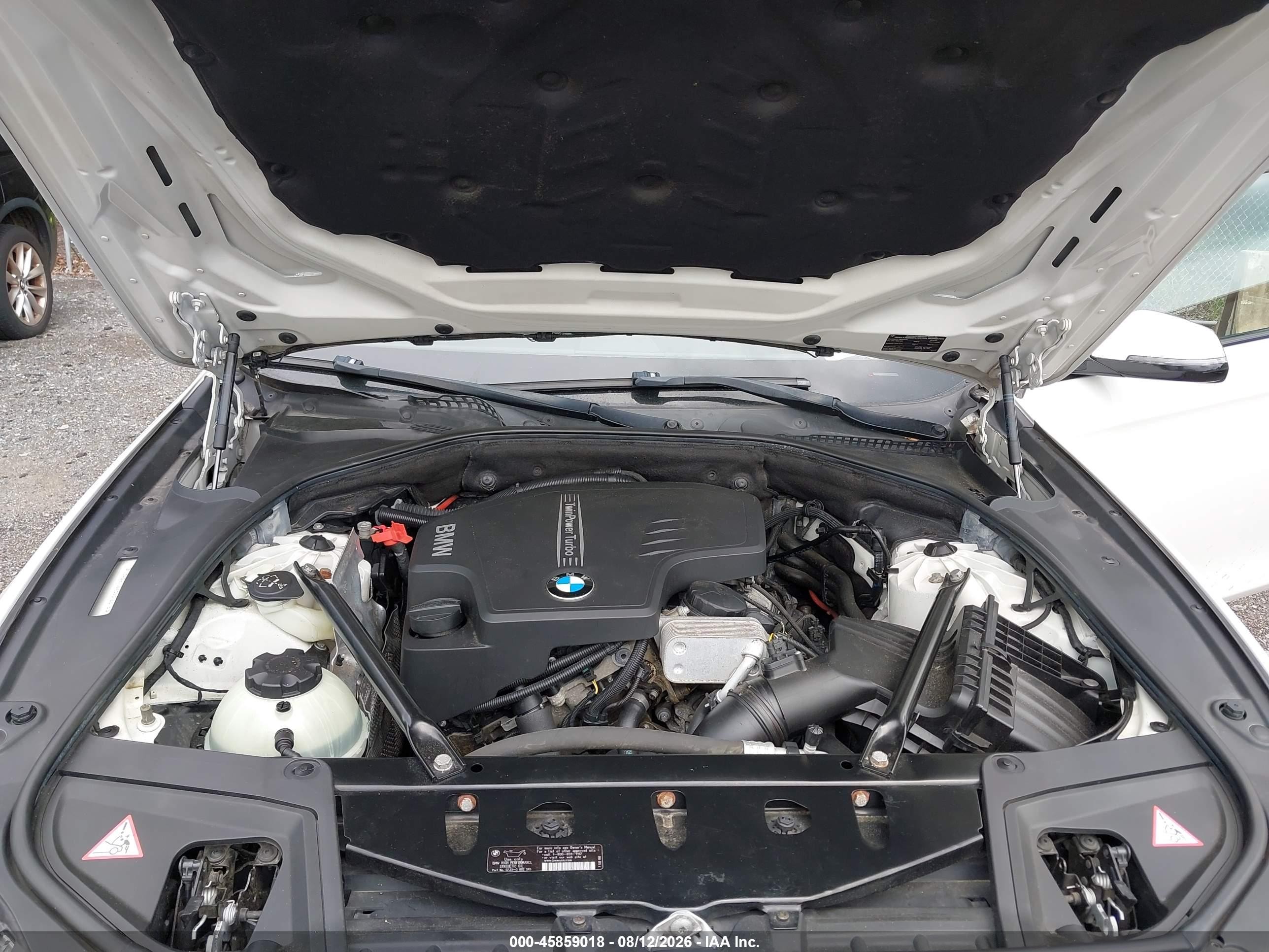 2014 Bmw 528i Xdrive Белый vin: WBA5A7C54ED612279