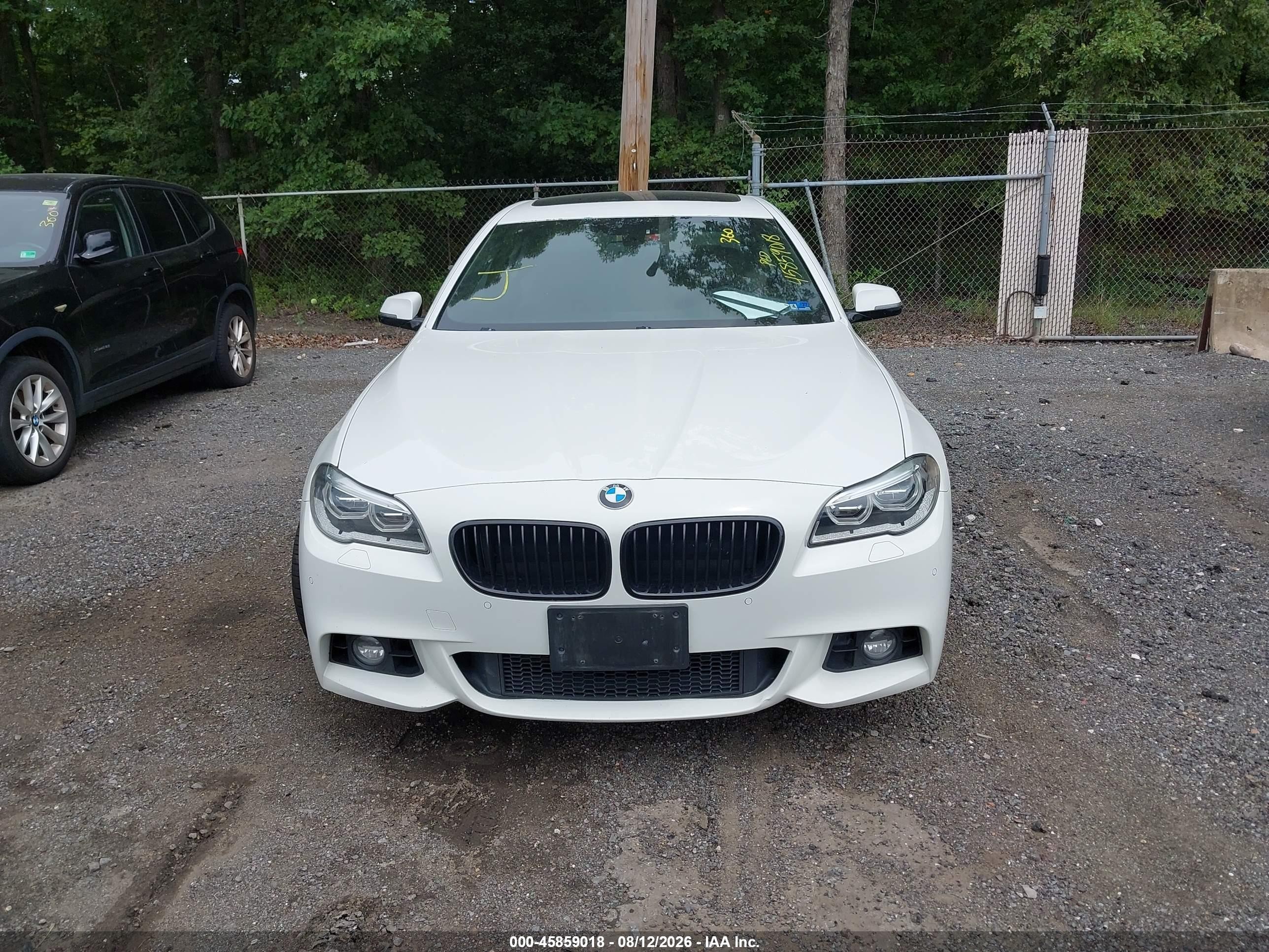 2014 Bmw 528i Xdrive Белый vin: WBA5A7C54ED612279