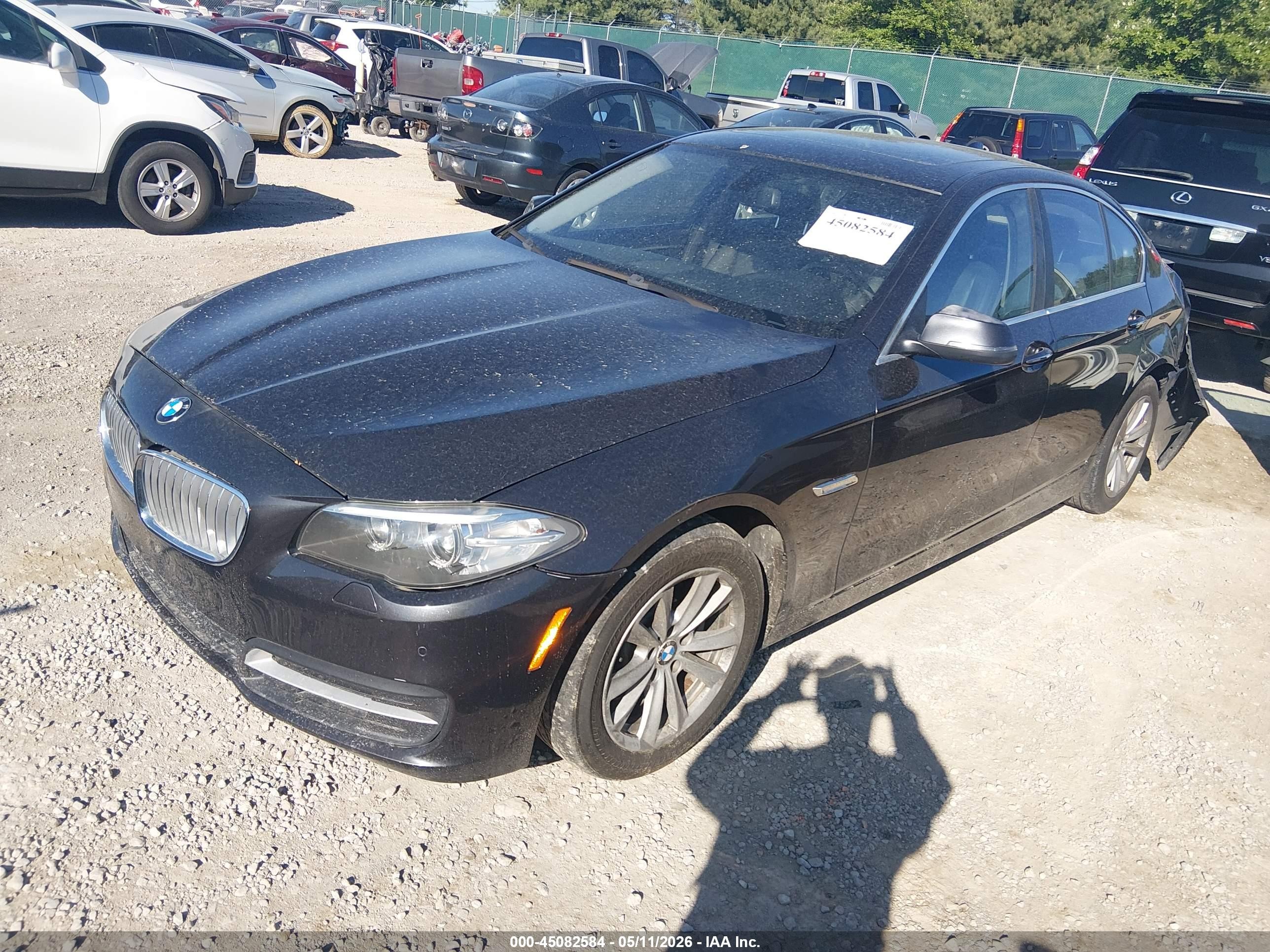 2014 Bmw 528i Xdrive Black vin: WBA5A7C54ED613822