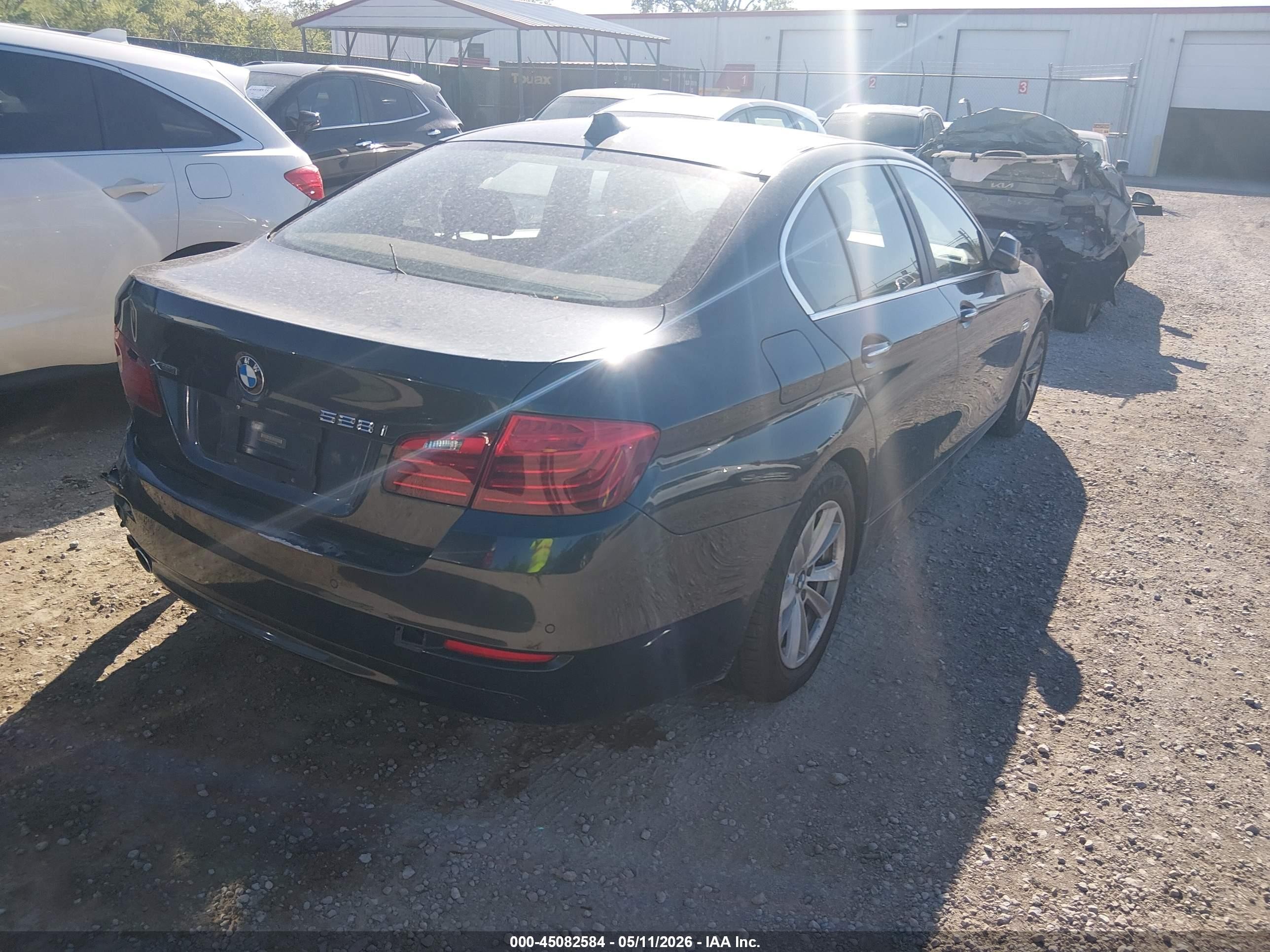 2014 Bmw 528i Xdrive Black vin: WBA5A7C54ED613822