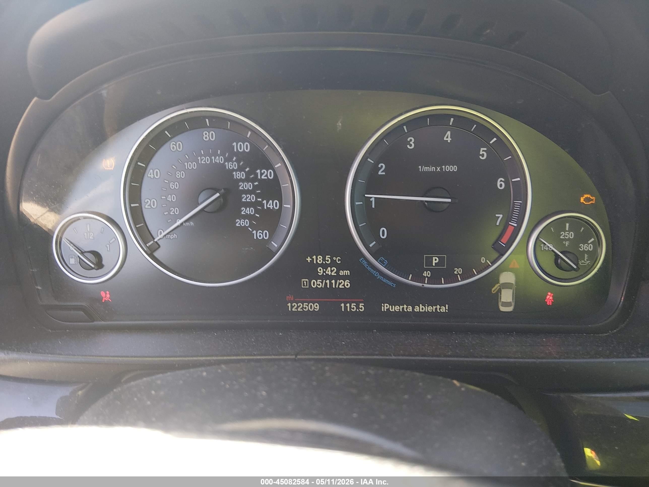 2014 Bmw 528i Xdrive Black vin: WBA5A7C54ED613822
