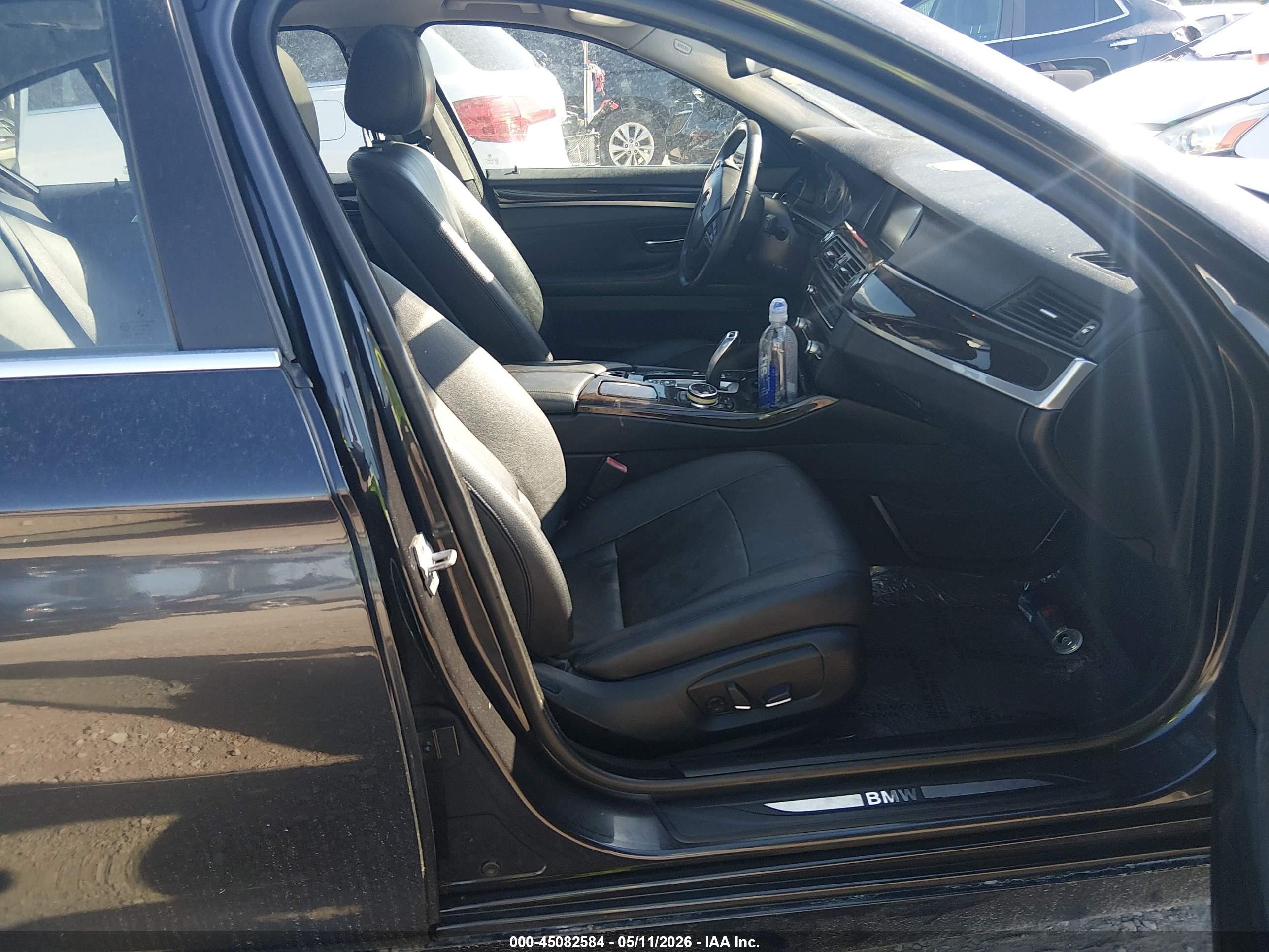 2014 Bmw 528i Xdrive Black vin: WBA5A7C54ED613822