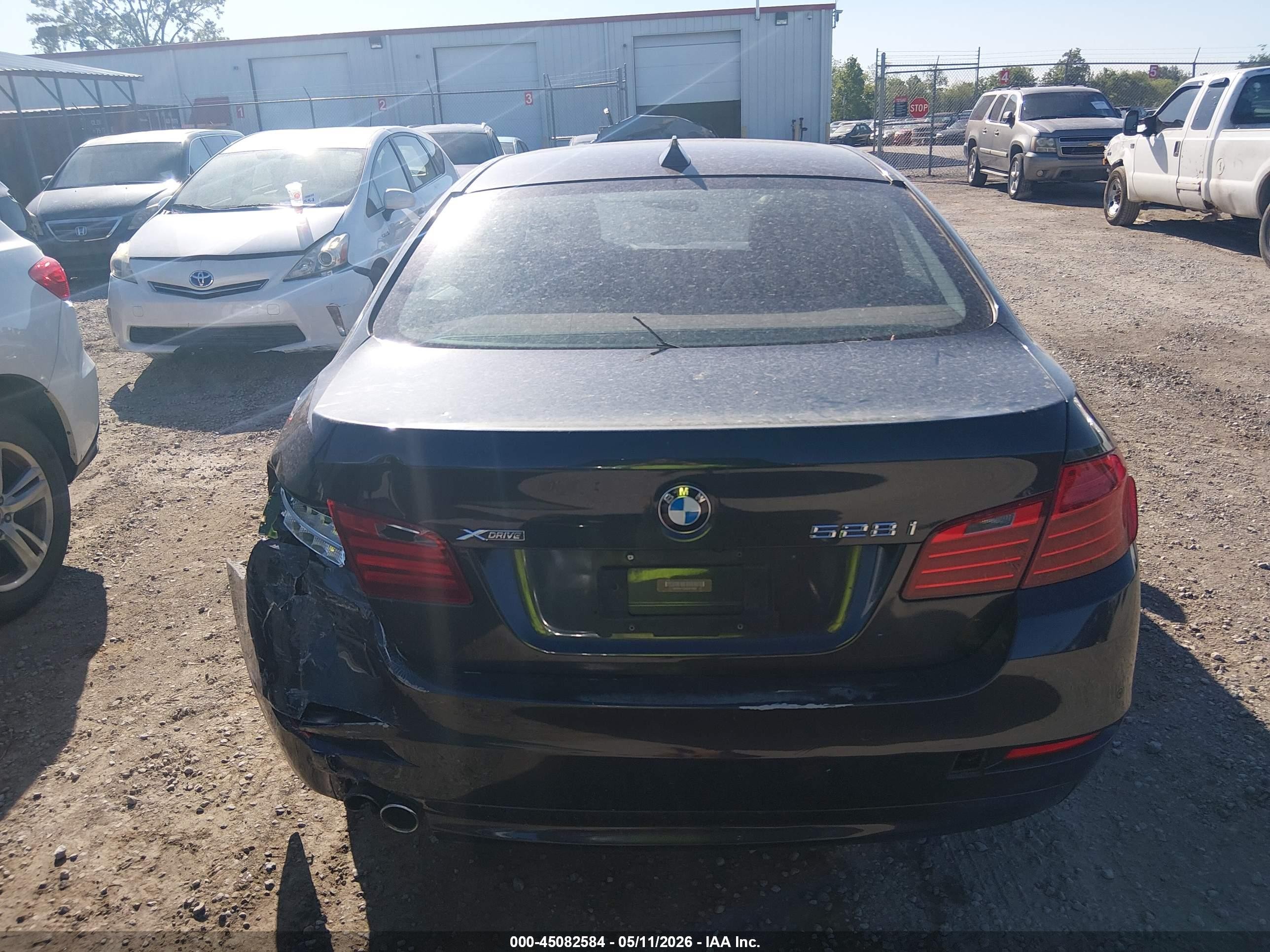 2014 Bmw 528i Xdrive Black vin: WBA5A7C54ED613822