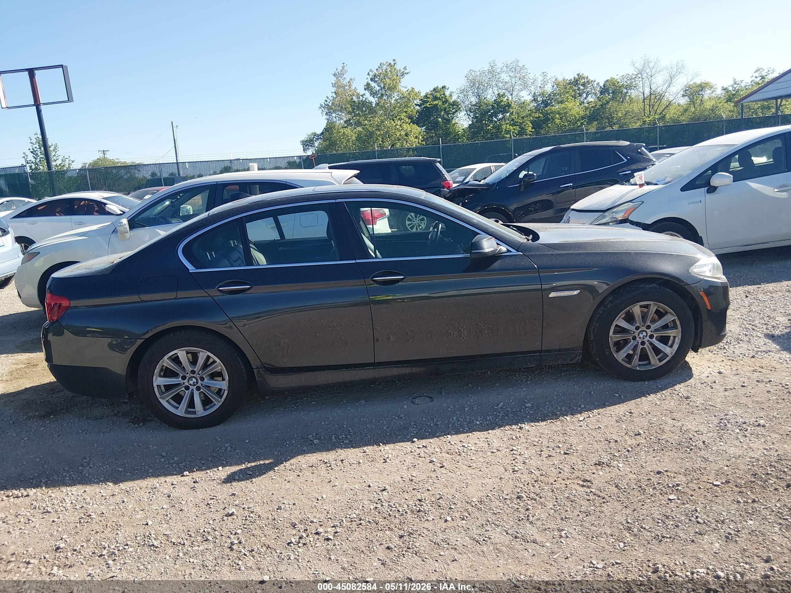 2014 Bmw 528i Xdrive Black vin: WBA5A7C54ED613822