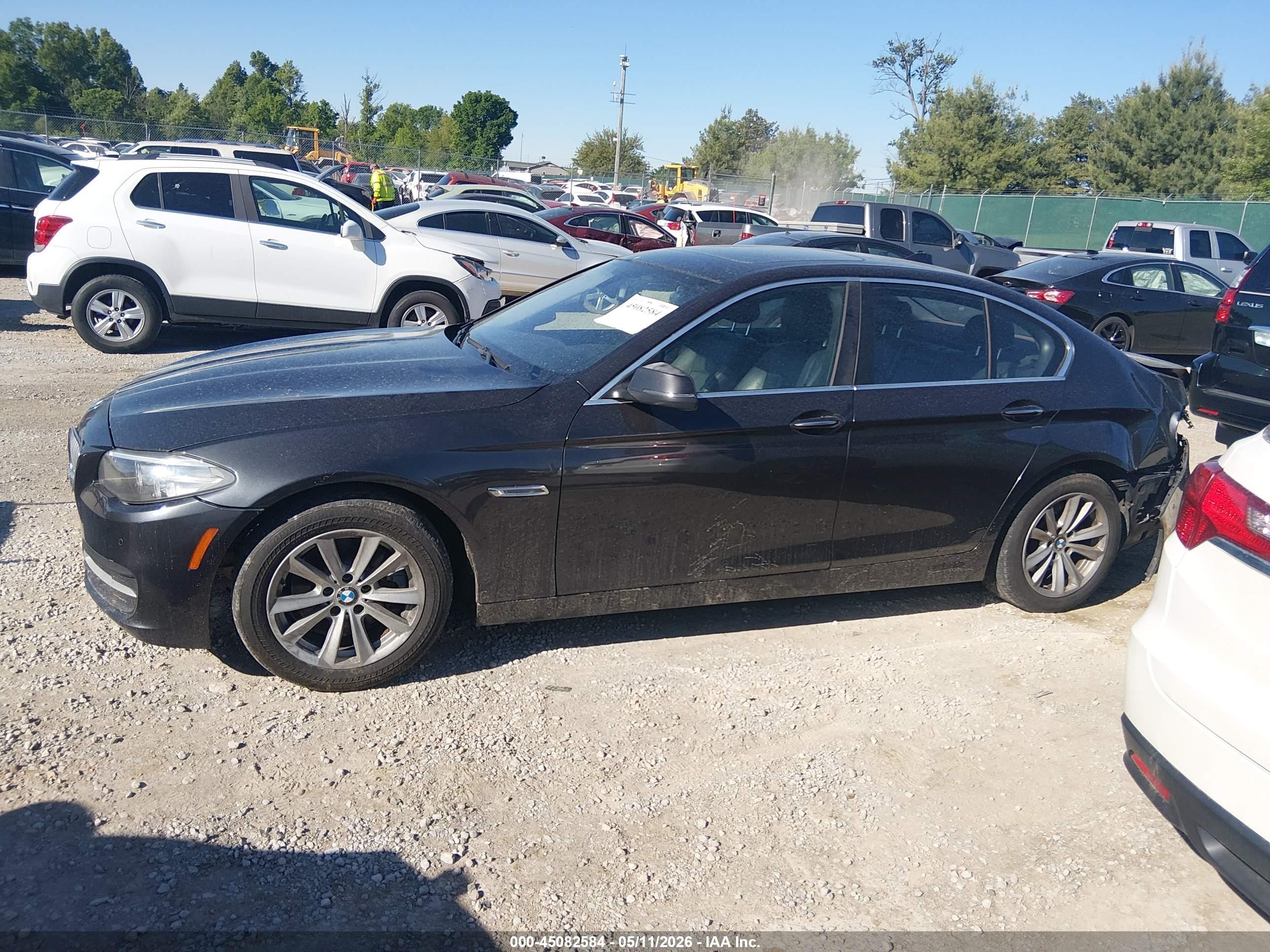 2014 Bmw 528i Xdrive Black vin: WBA5A7C54ED613822