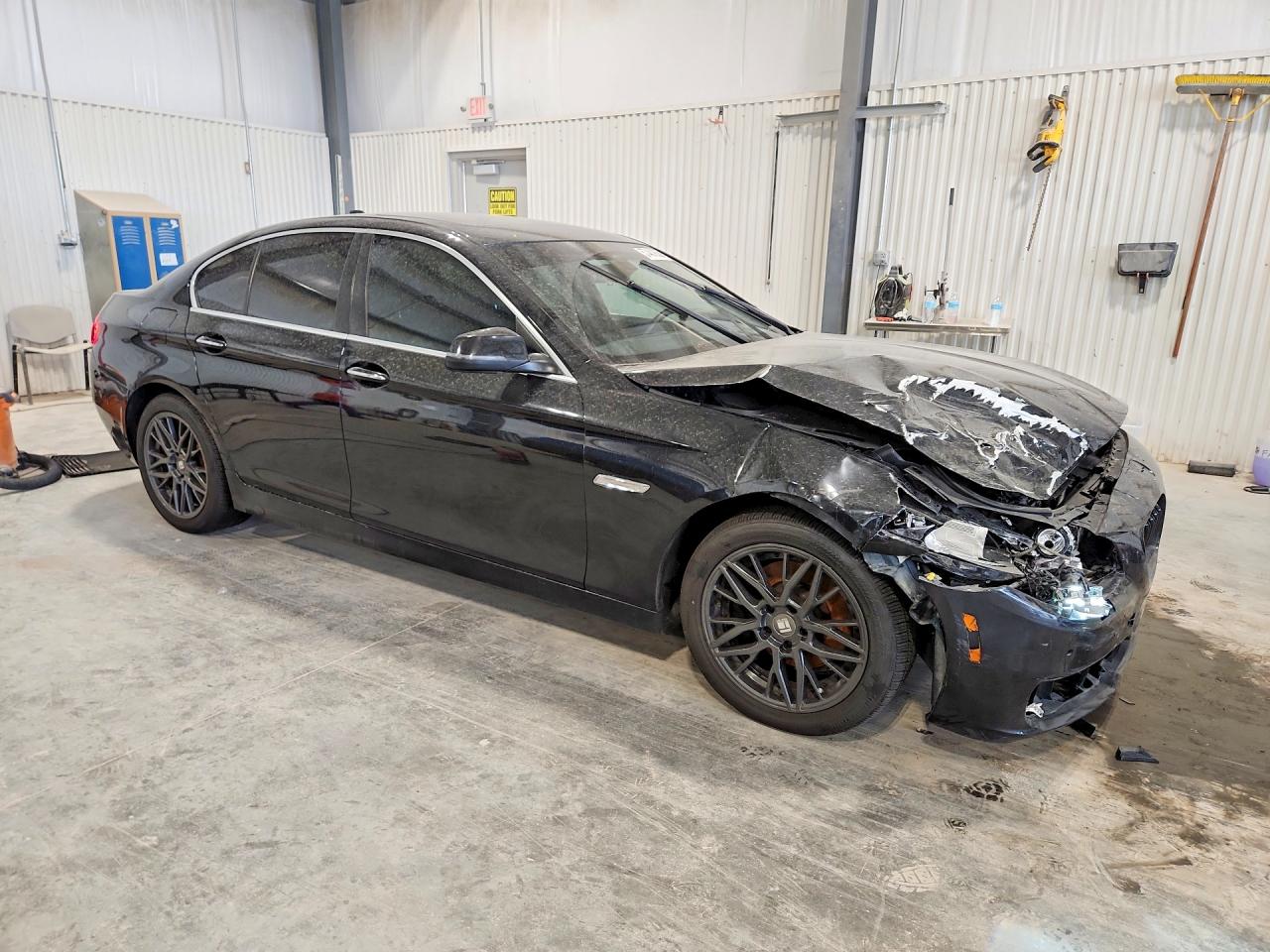 2014 Bmw 528 Xi Black vin: WBA5A7C54ED616588