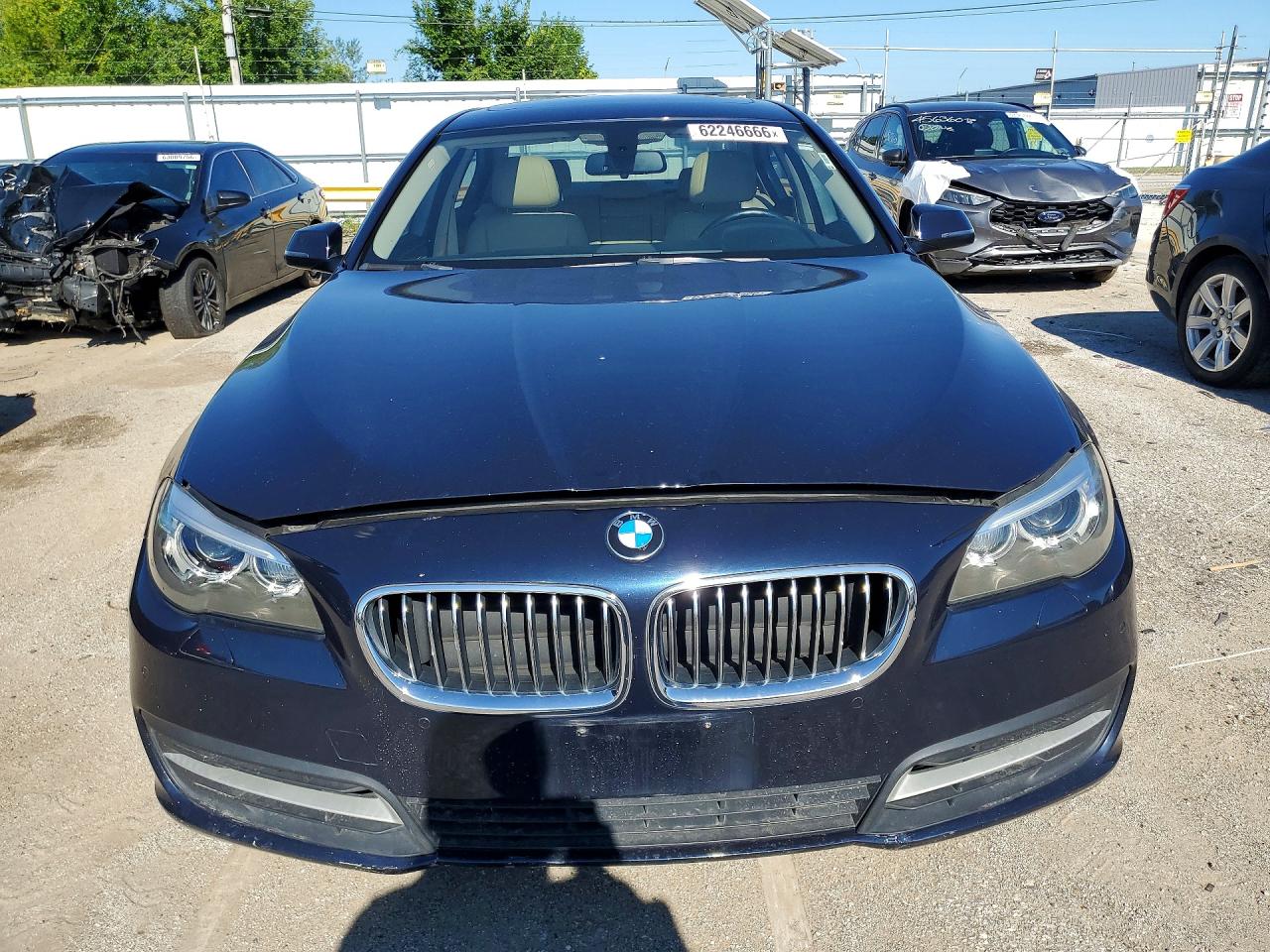 2014 Bmw 528 Xi Синий vin: WBA5A7C54ED616719