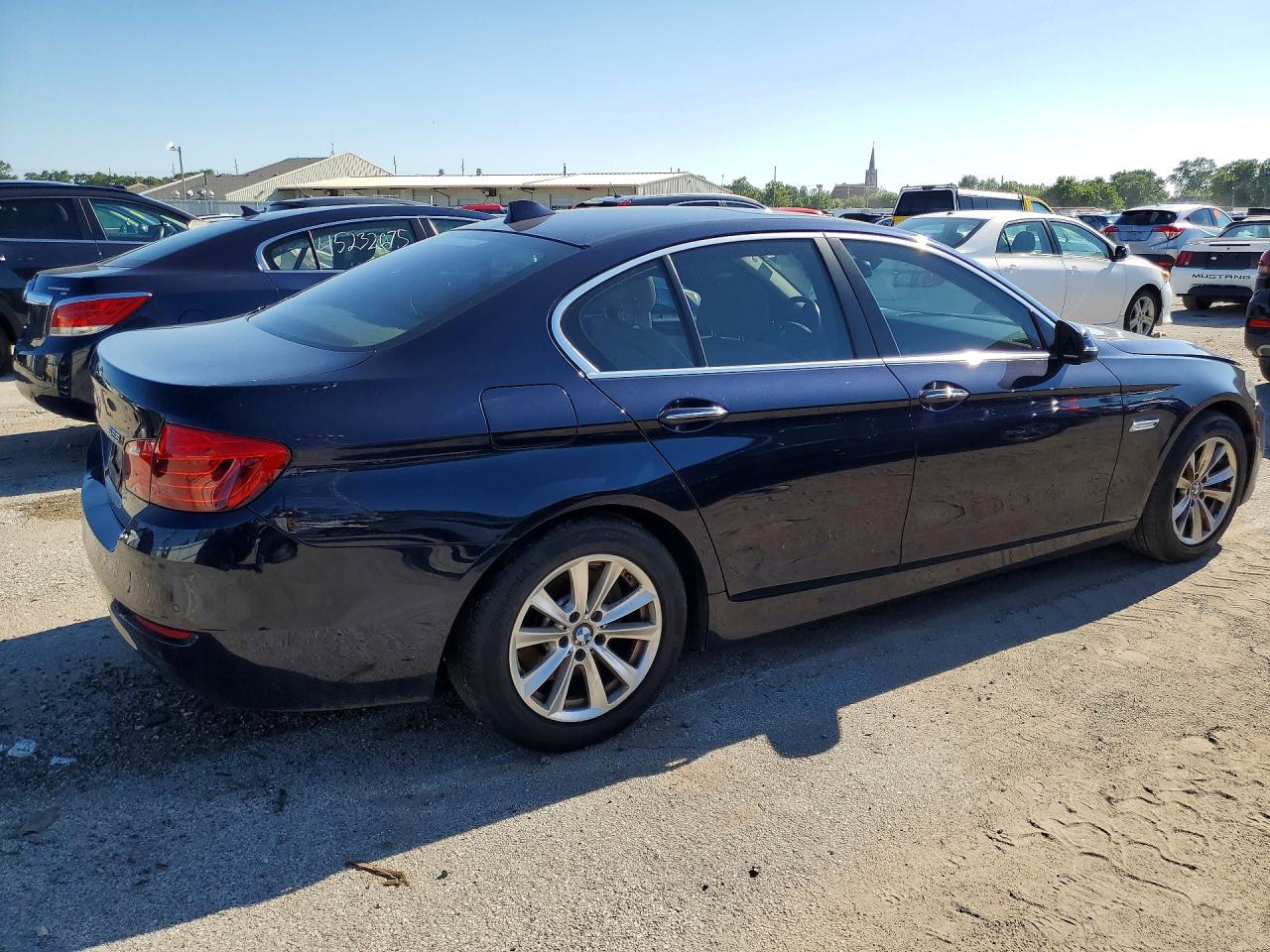 2014 Bmw 528 Xi Синий vin: WBA5A7C54ED616719