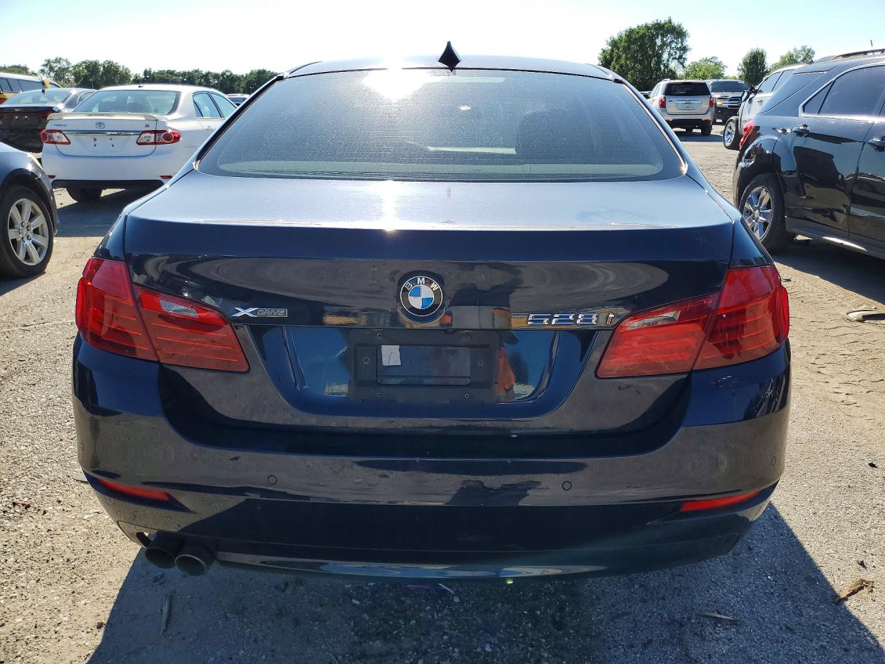 2014 Bmw 528 Xi Синий vin: WBA5A7C54ED616719