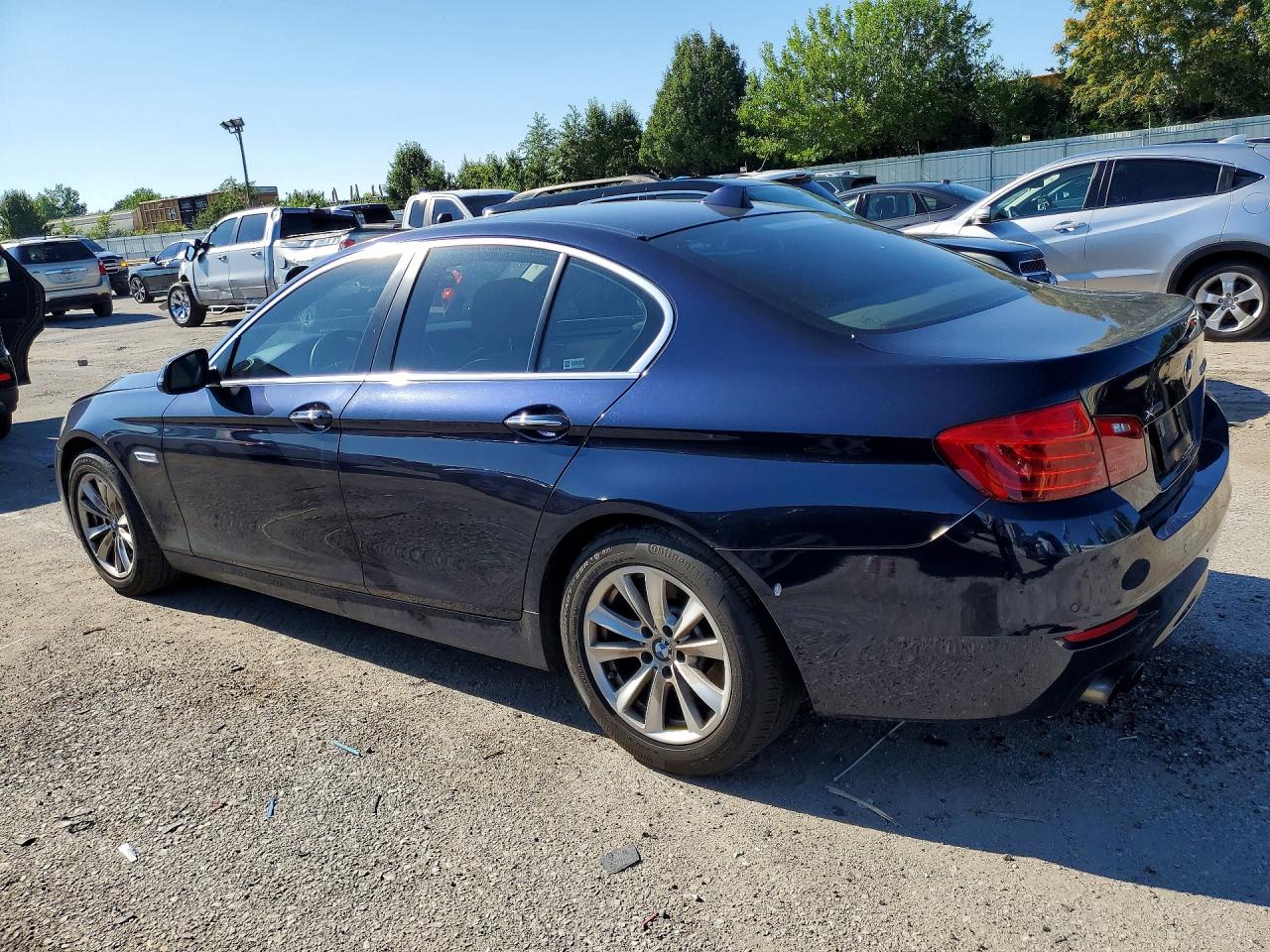 2014 Bmw 528 Xi Синий vin: WBA5A7C54ED616719