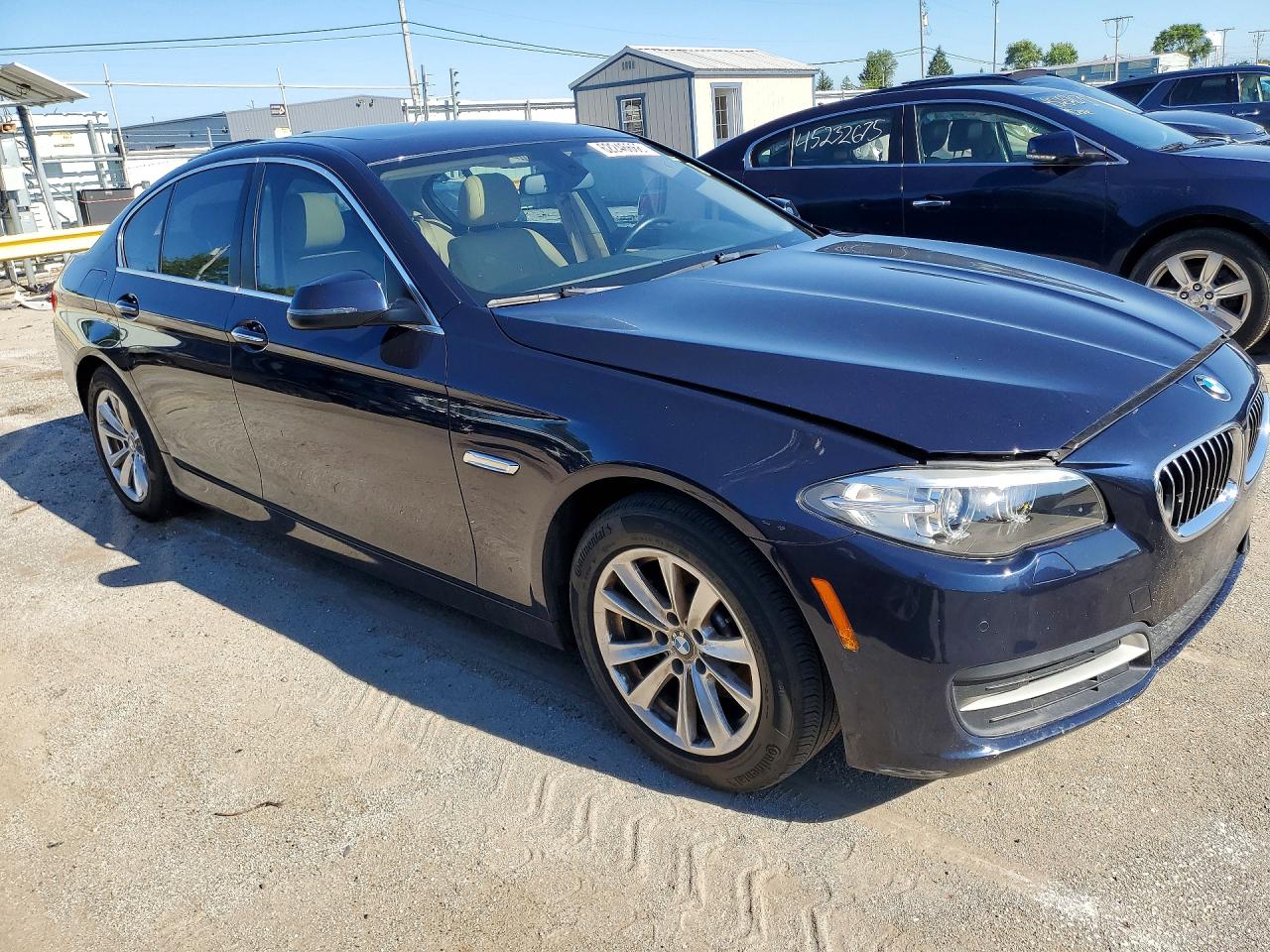 2014 Bmw 528 Xi Синий vin: WBA5A7C54ED616719