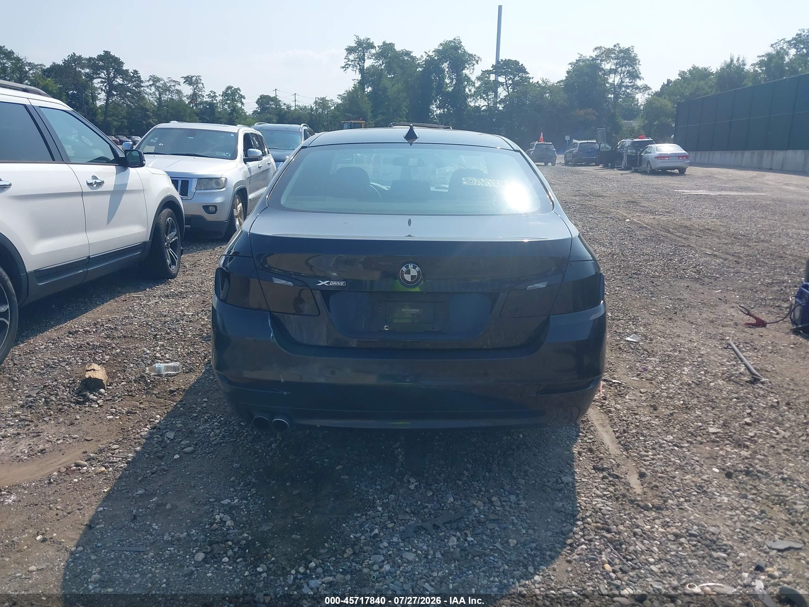 2015 Bmw 528i Xdrive Black vin: WBA5A7C54FD621906