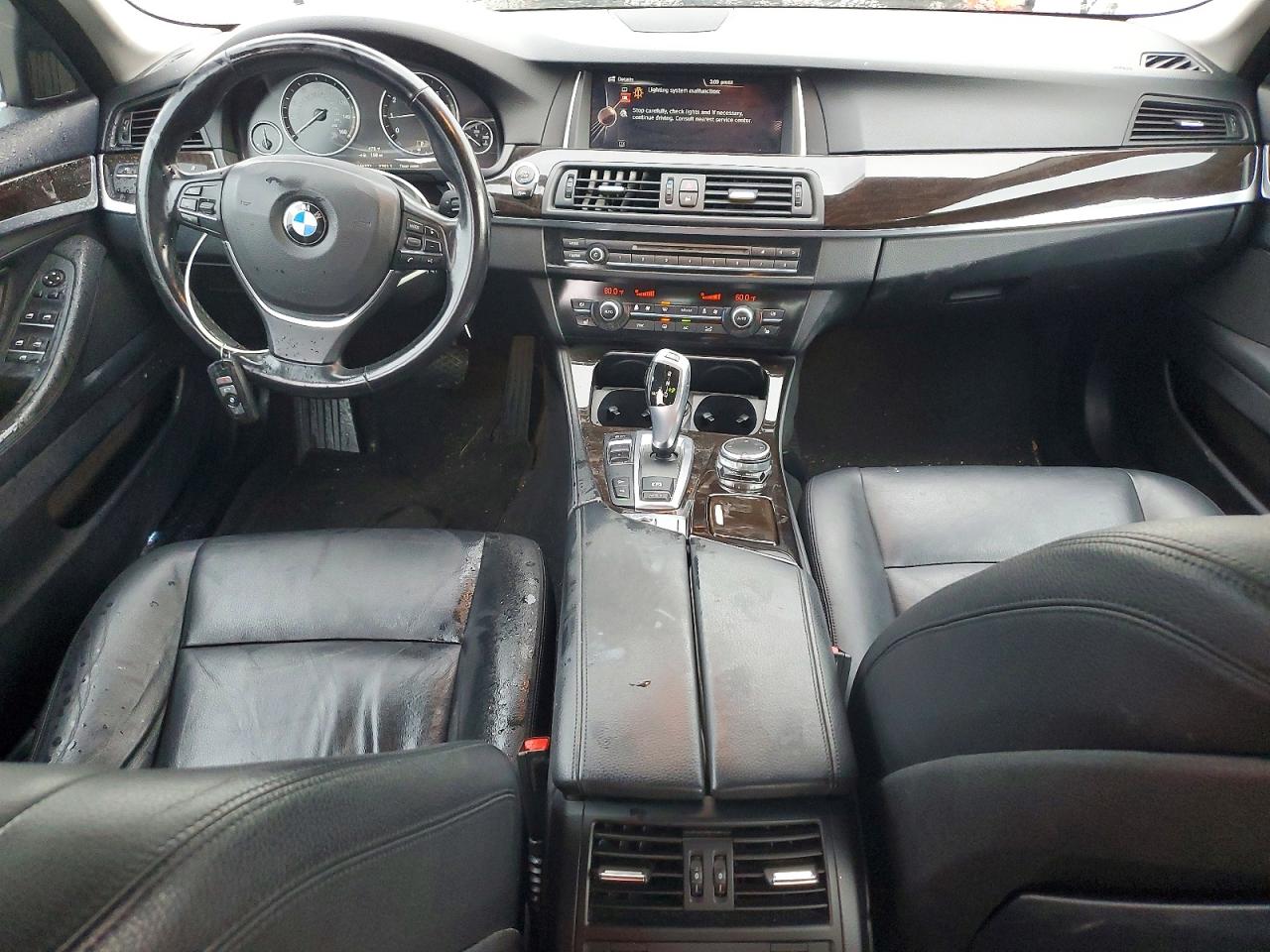 2015 Bmw 528 Xi White vin: WBA5A7C54FD624143