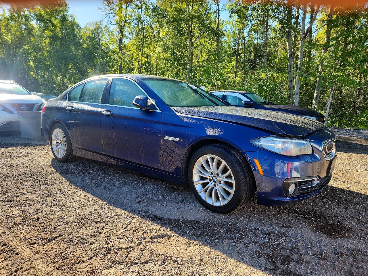 2015 Bmw 528 Xi Blue vin: WBA5A7C54FG143176