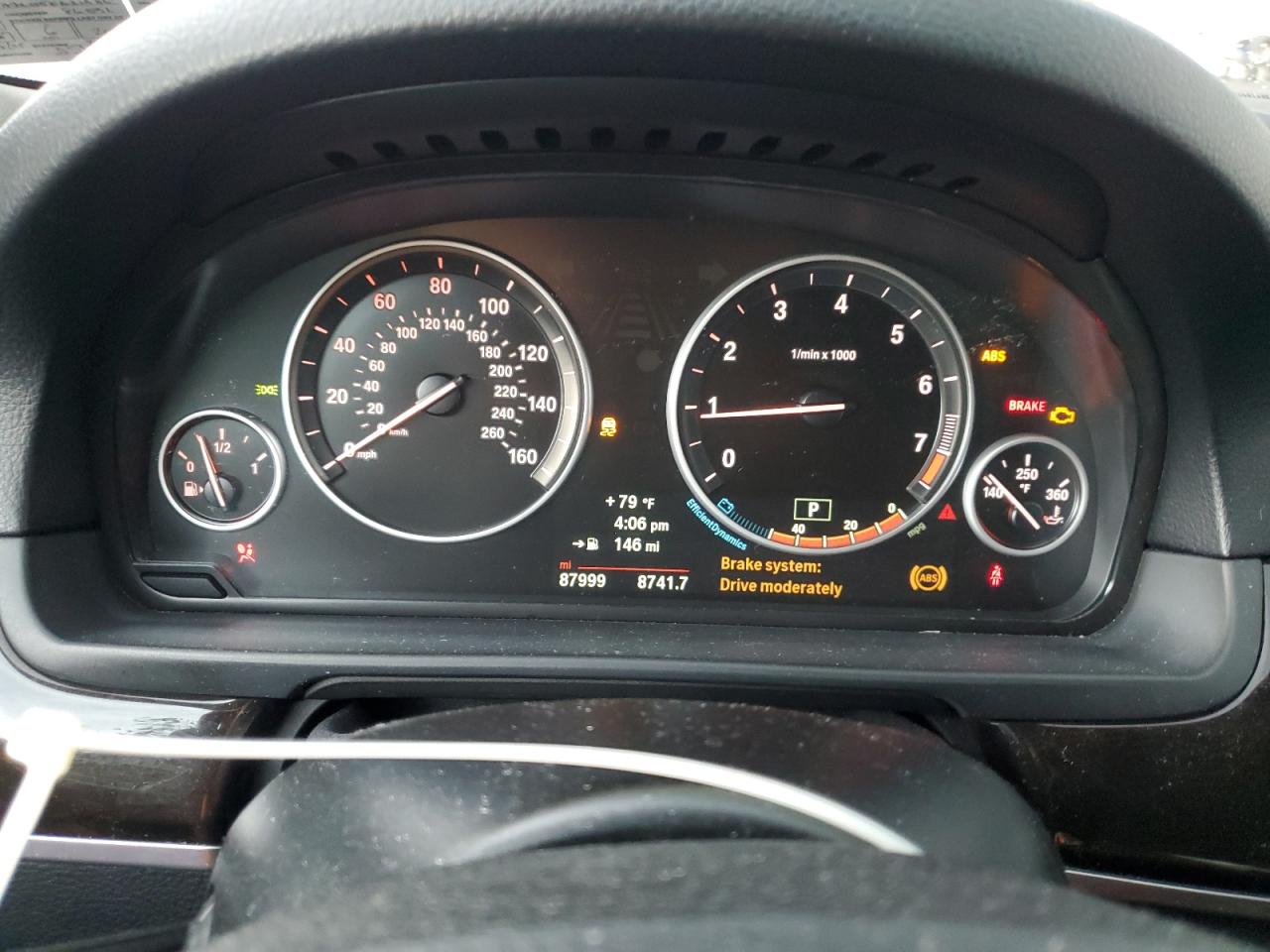 2014 Bmw 528 Xi Gray vin: WBA5A7C55ED219116