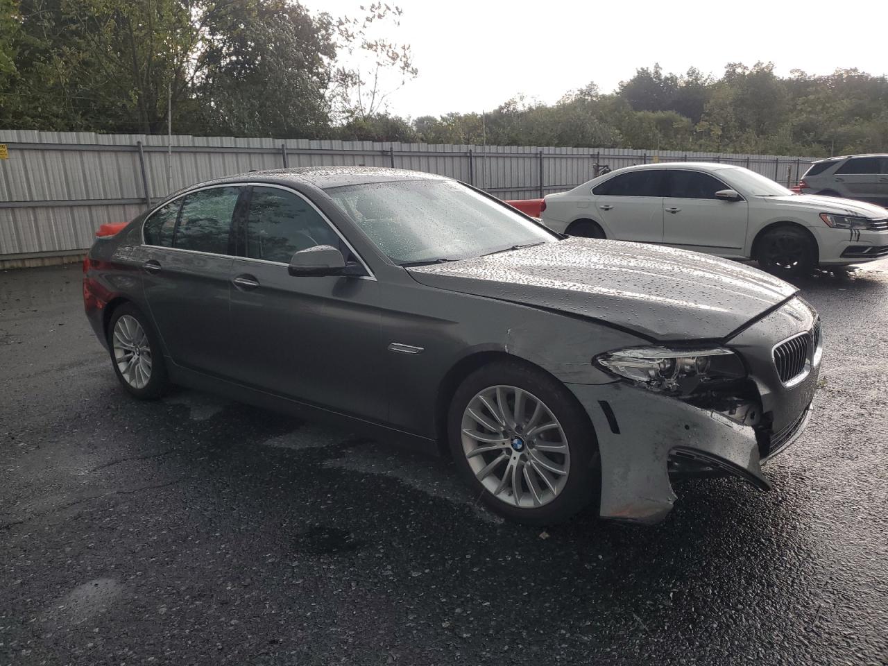 2014 Bmw 528 Xi Gray vin: WBA5A7C55ED219116