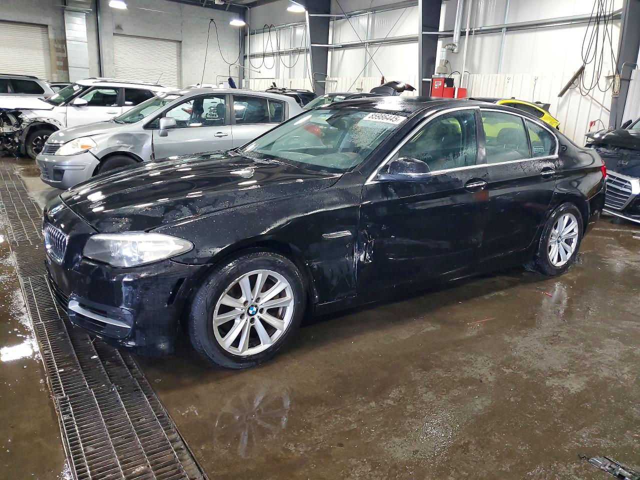 2014 Bmw 528 Xi Black vin: WBA5A7C55ED613392