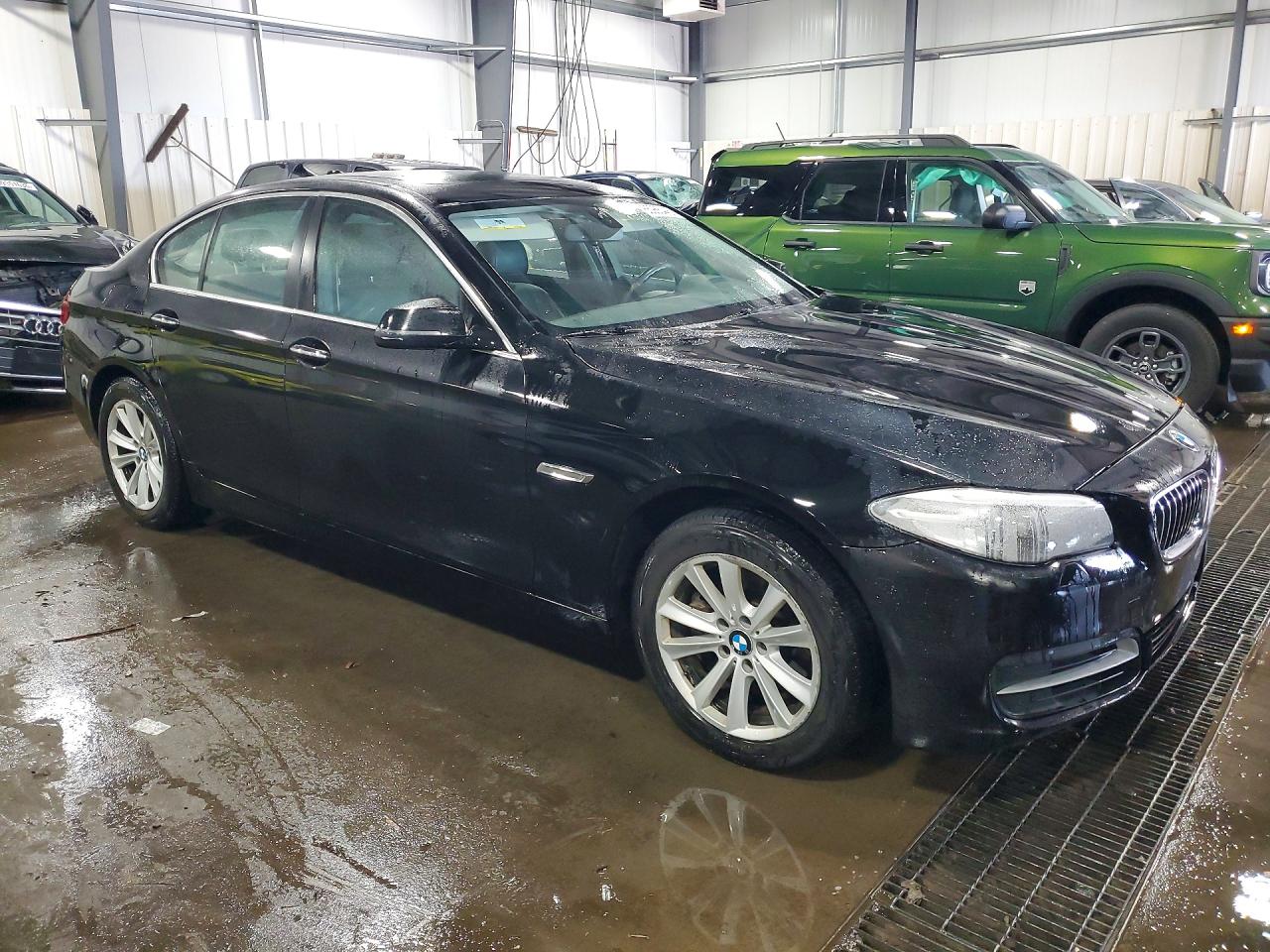 2014 Bmw 528 Xi Black vin: WBA5A7C55ED613392