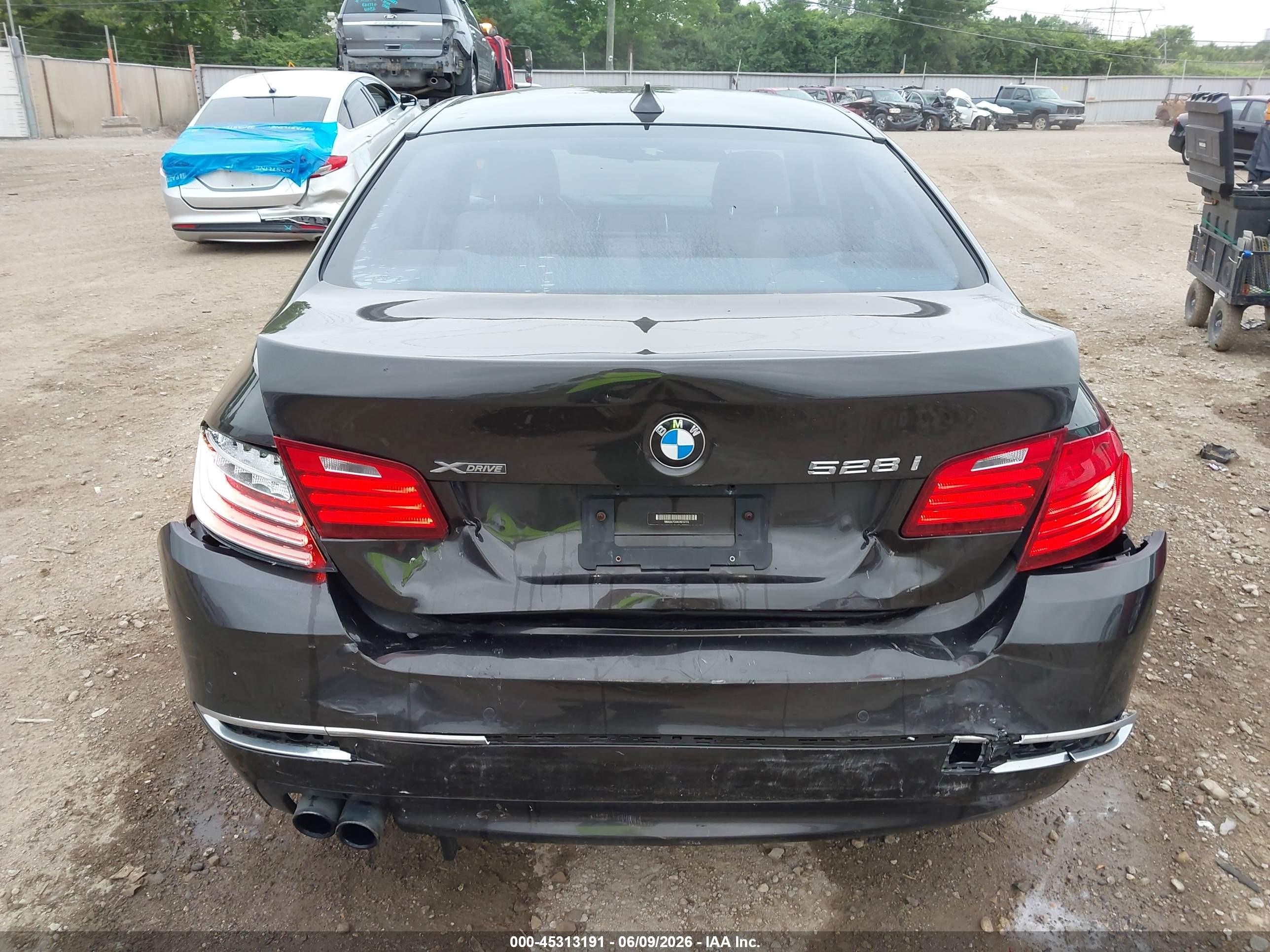 2014 Bmw 528i Xdrive Brown vin: WBA5A7C55ED615773