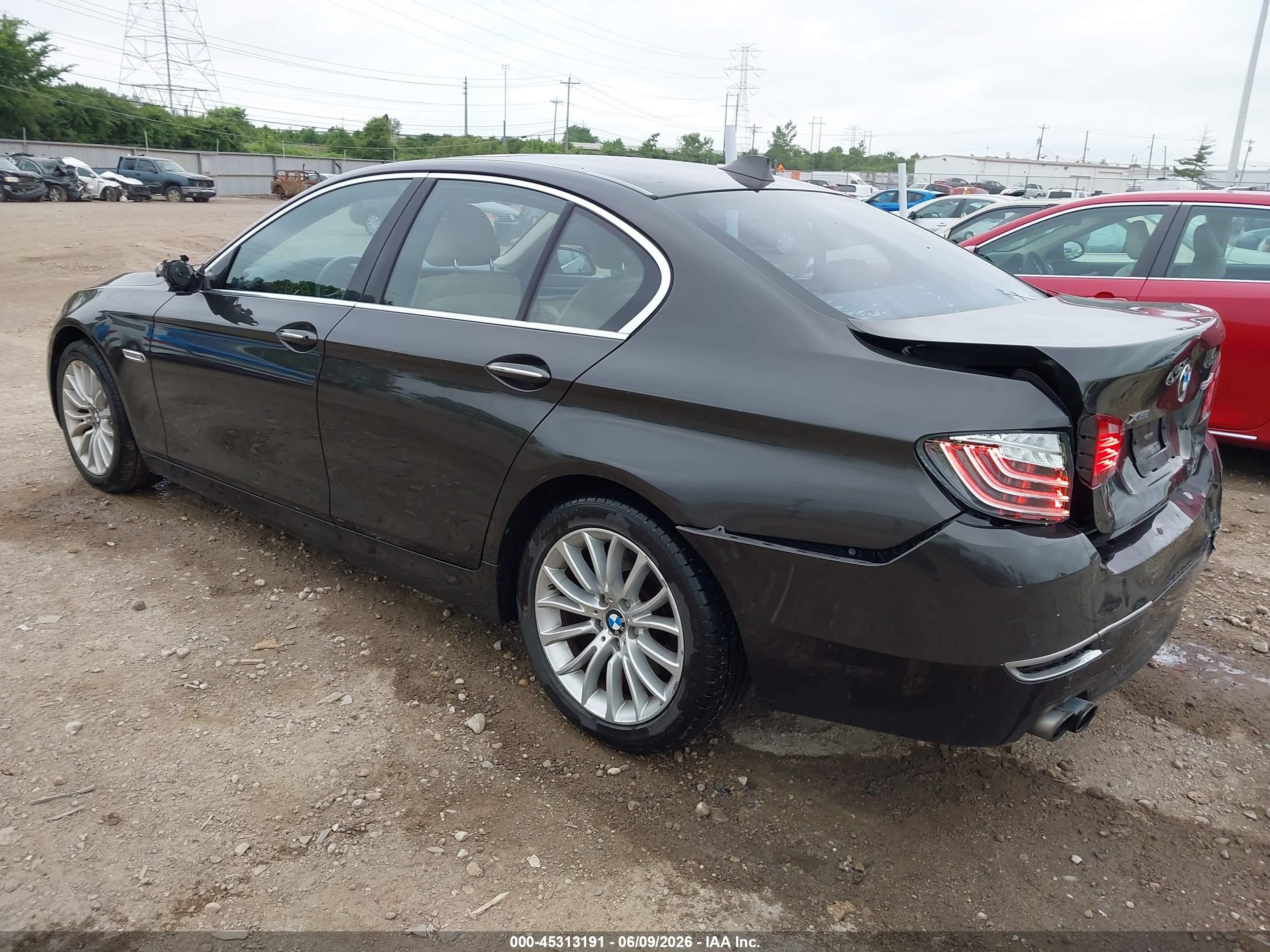 2014 Bmw 528i Xdrive Brown vin: WBA5A7C55ED615773