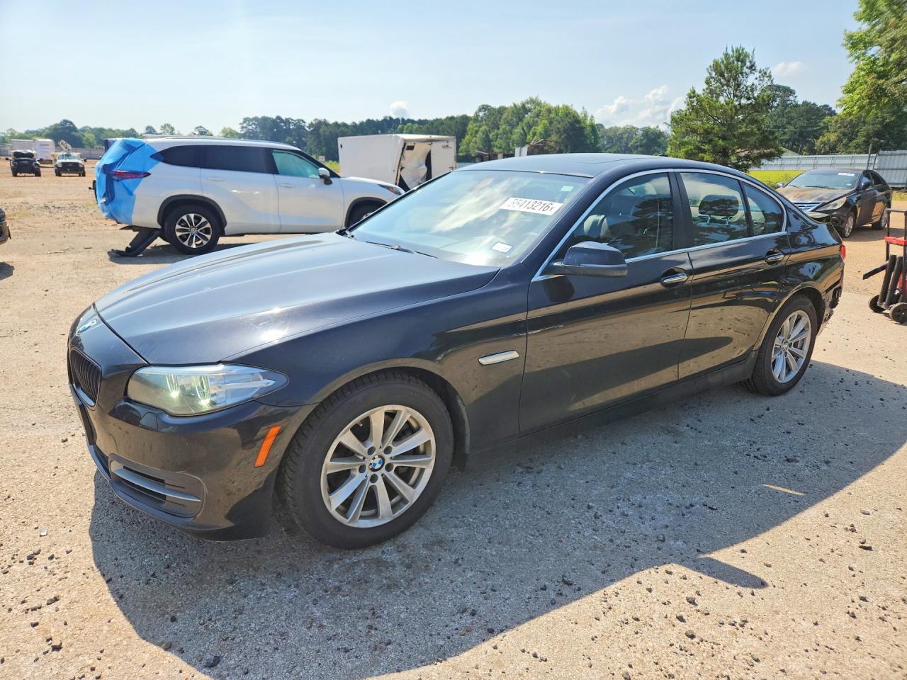 2014 Bmw 5 Series Black vin: WBA5A7C55ED617135