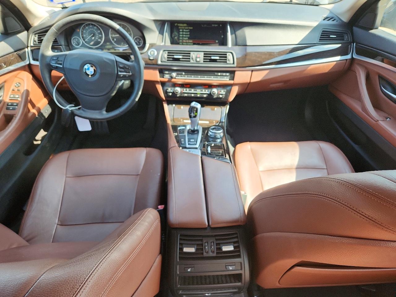 2014 Bmw 5 Series Black vin: WBA5A7C55ED617135